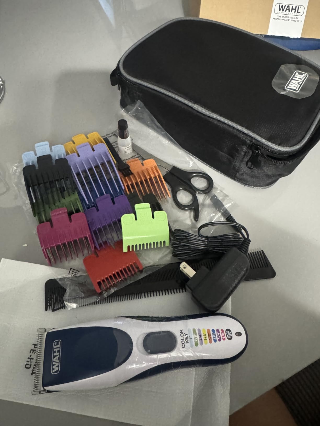 Wahl Color Pro Cordless Rechargeable Hair Clipper & Trimmer, Color Guards customer photo 1