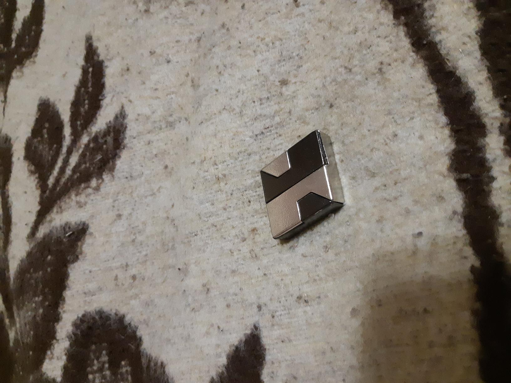 BePuzzled | Diamond Hanayama Metal Brainteaser Puzzle Mensa Rated Level 1, for Ages 12 and Up customer photo 1