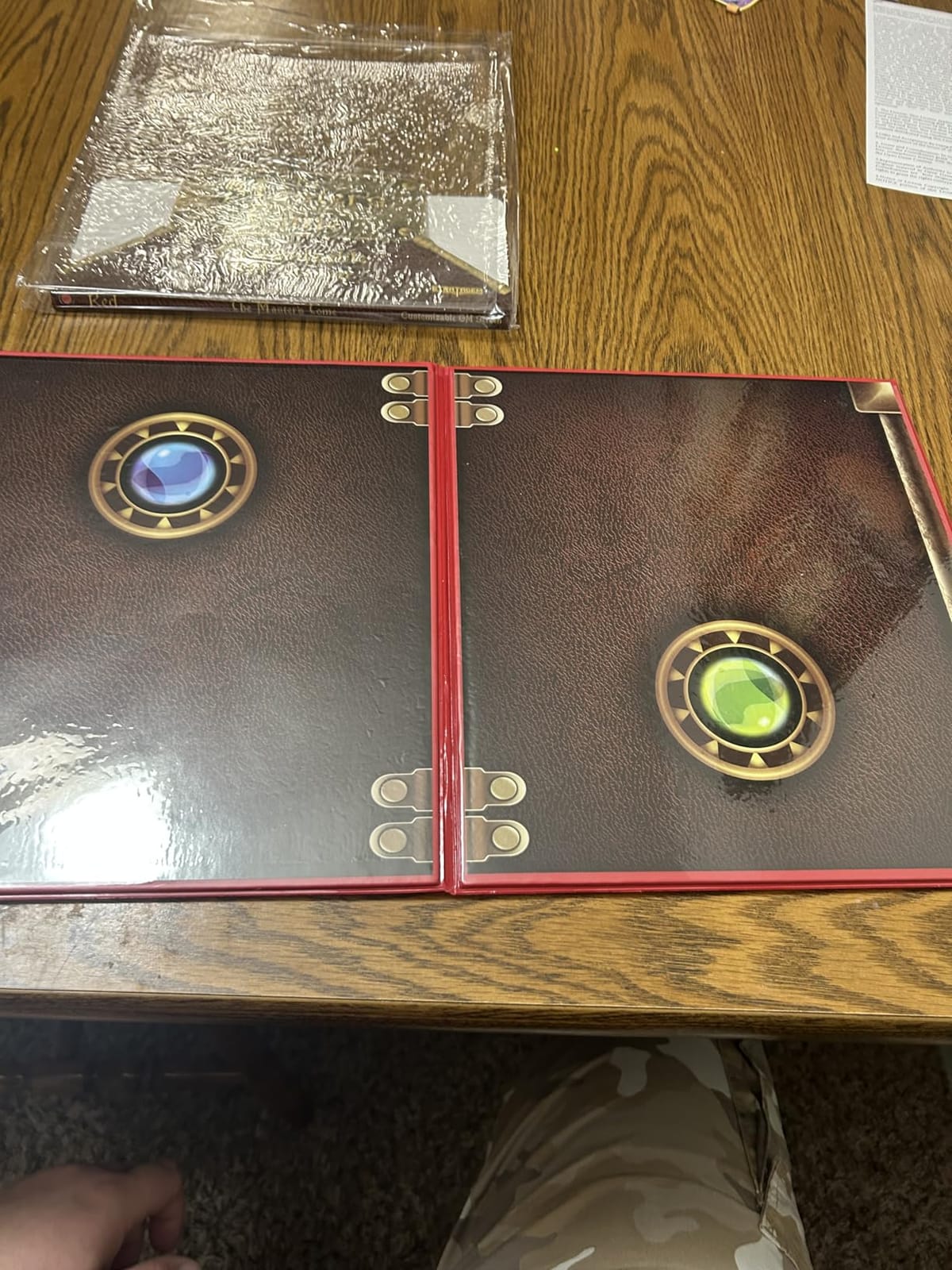 Stratagem The Master's Tome 4-Panel Customizable GM Screen with Free Inserts - Dry Erase, Dungeon & Game Master Accessory for Tabletop RPG Campaigns (Brown) customer photo 1