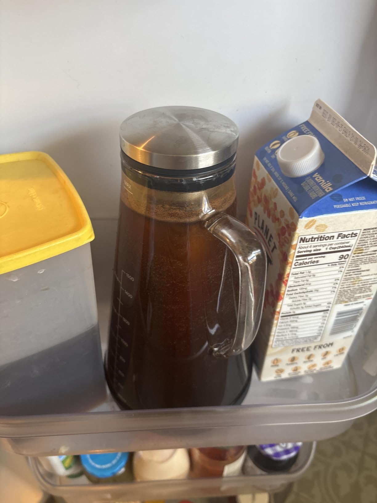 OVALWARE Airtight Cold Brew Coffee Maker with Tea Infuser & Spout 1.5L/51oz customer photo 2