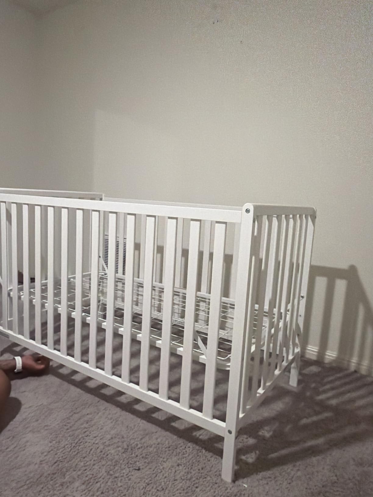Delta Children Heartland 4-in-1 Convertible Crib - Greenguard Gold Certified, Charcoal Grey customer photo 1
