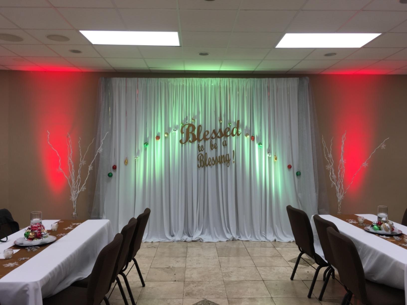 EMART 12x10ft(WXH) Backdrop Stand Heavy Duty, Adjustable Backdrop Banner Holder Back Drop Stand for Party, Photography Background Support Equipment Kit for Photo Studio, Wedding, Birthday, Exhibitions customer photo 2