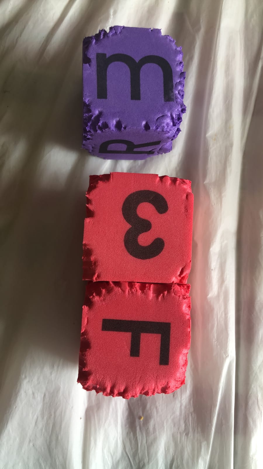 BOHS Foam Blocks for Kids, 30-Piece ABC with Uppercase, Lowercase, Shapes | Numbers, words & pictures; Quiet & lightweight; Floats in water,clings to wet tile;6-sided printing;Stacking for motor skills customer photo 1