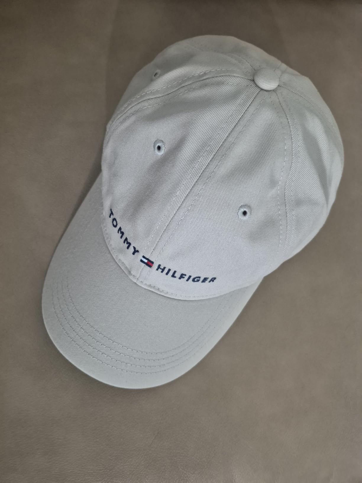 Tommy Hilfiger Men's Cotton Logo Adjustable Baseball Cap customer photo 2