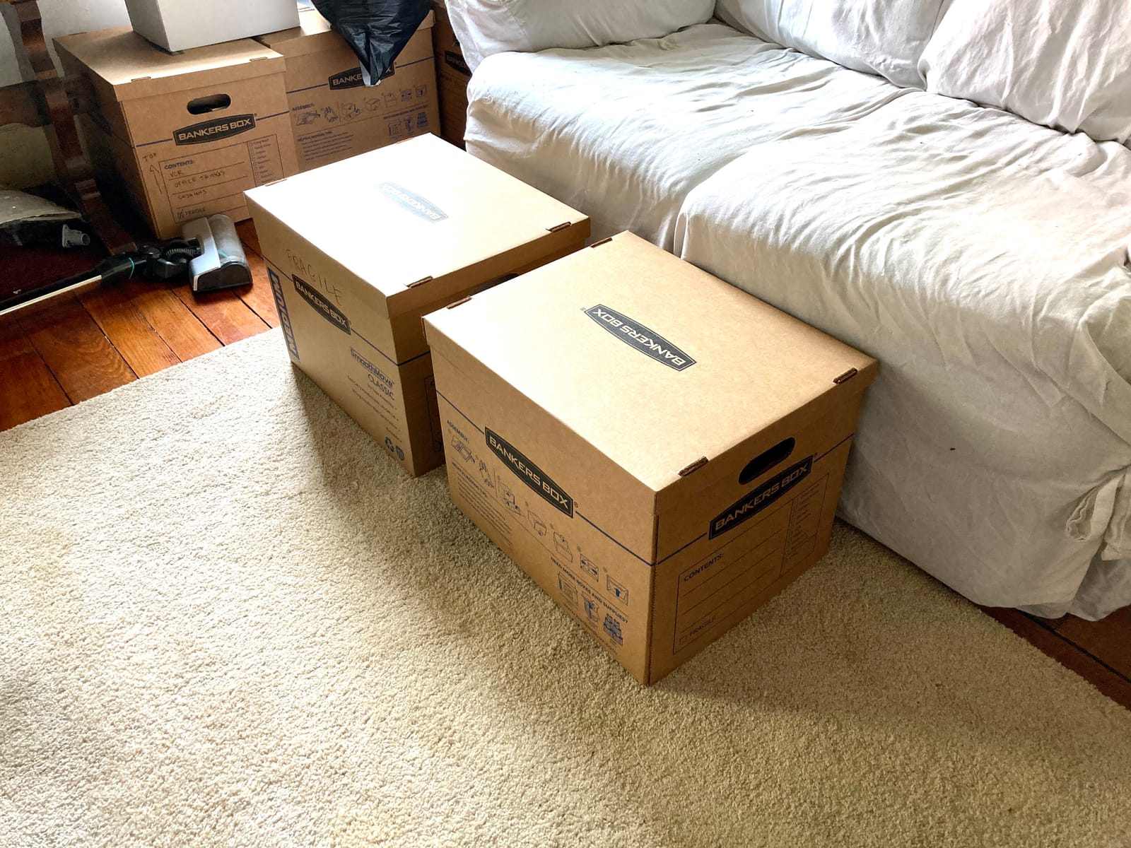 Bankers Box 20-Pack Medium Classic Moving Boxes with Reinforced Handles customer photo 1