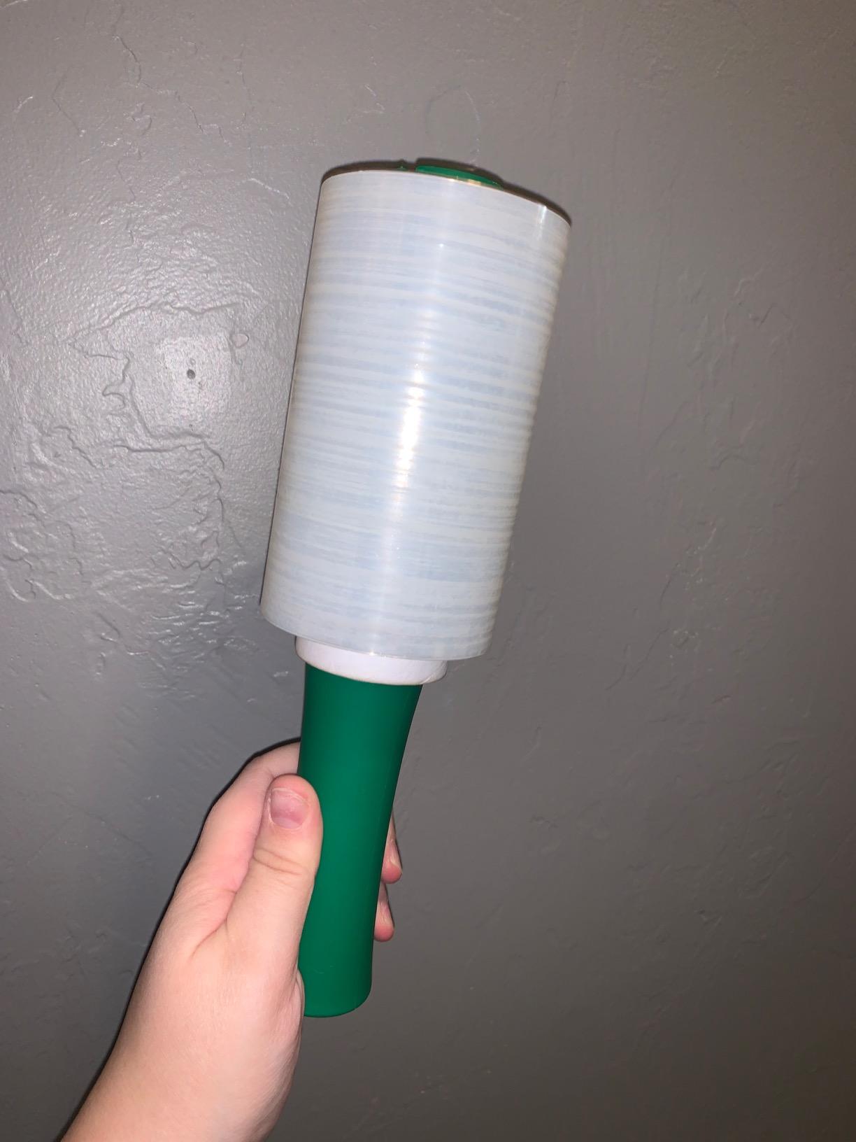 Duck Brand Stretch Wrap Roll, Clear Plastic Wrap for Moving, 5 in x 1000 ft, 1 Pack customer photo 1