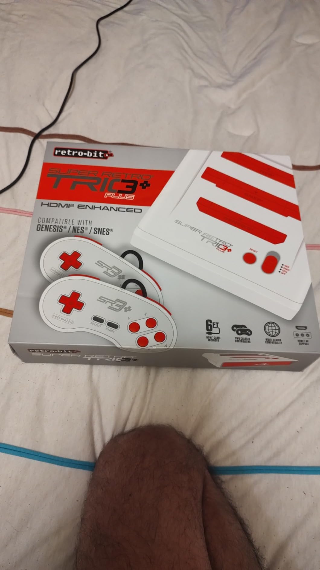 Retro-Bit Super Retro Trio HD Plus 720P 3-in-1 Console System (NES/SNES/Genesis) customer photo 1