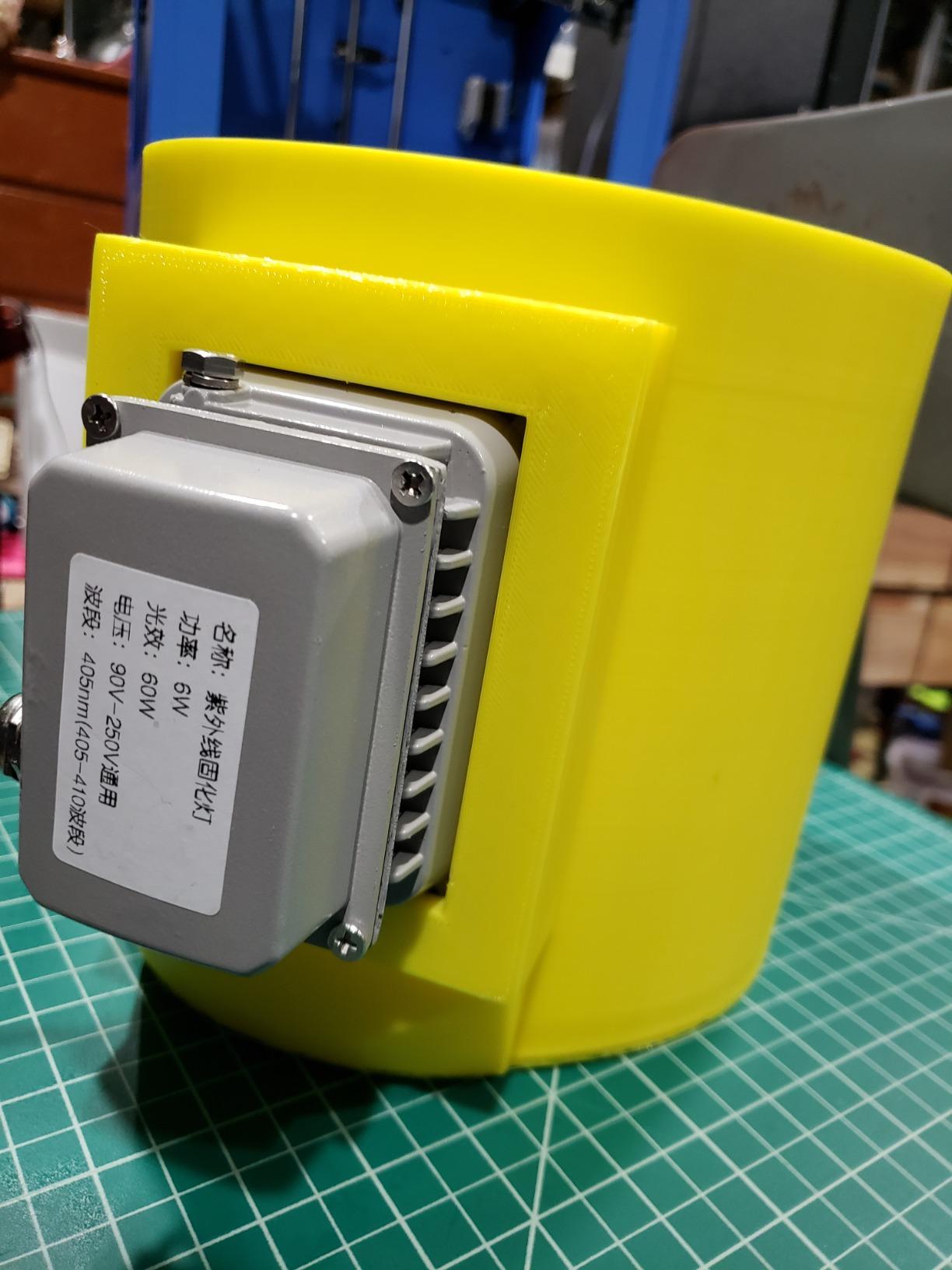 365/395/405nm UV Curing Light - Mixed Spectrum & Adjustable Spotlight for Post-Processing of SLA/DLP/LCD Resin 3D Printer Models customer photo 1