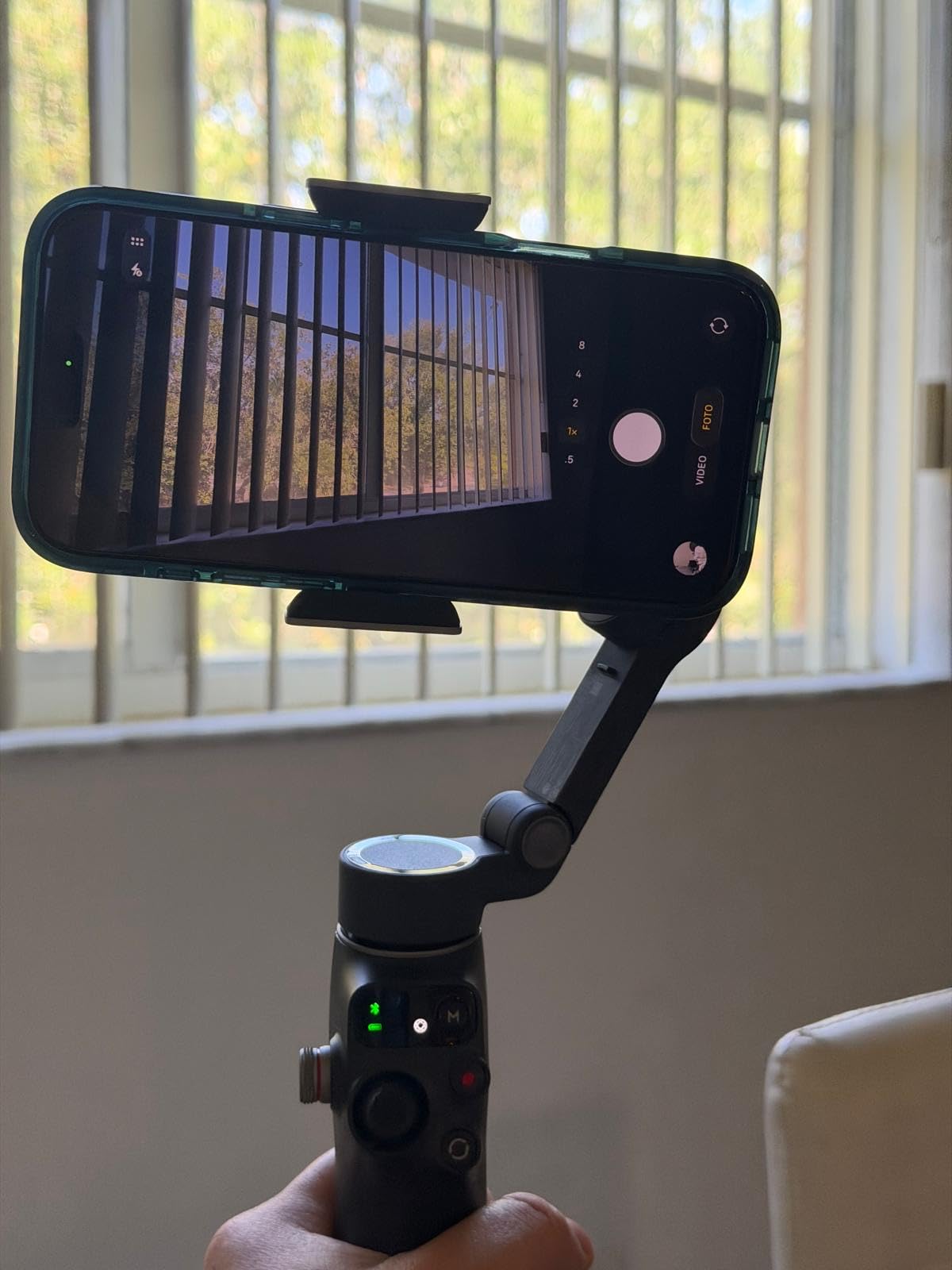 DJI Osmo Mobile 7P Gimbal Stabilizer for iPhone & Android, Native Tracking | Lighting, 3-Axis Phone Gimbal, Quick Launch, One-Tap Edit, Built-in Extension Rod & Tripod, 10hrs Use, Phone Charging customer photo 1