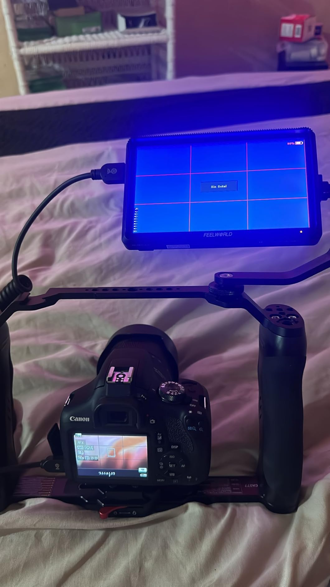 FEELWORLD FW568 6 Inch 450nit FHD IPS Screen Field DSLR Camera Monitor | 4K HDMI Input Output, 3D LUT, Waveform Histogram Focus Assist, Lightweight for Beginner Videographer Filmmaker Video Shooting customer photo 1