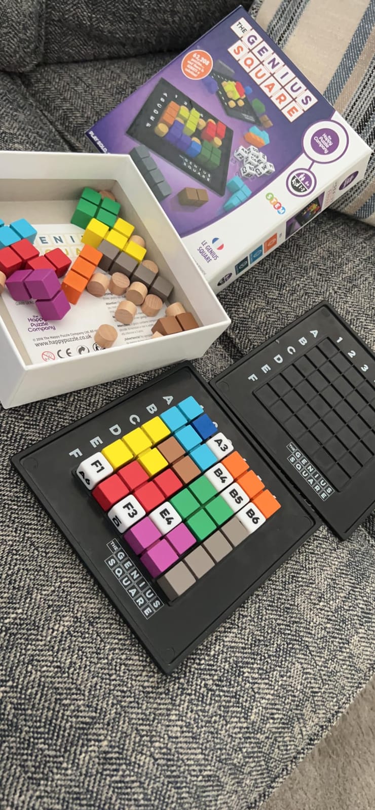The Genius Square from the Happy Puzzle Company - 60000+ Solutions, STEM Puzzle Game customer photo 1