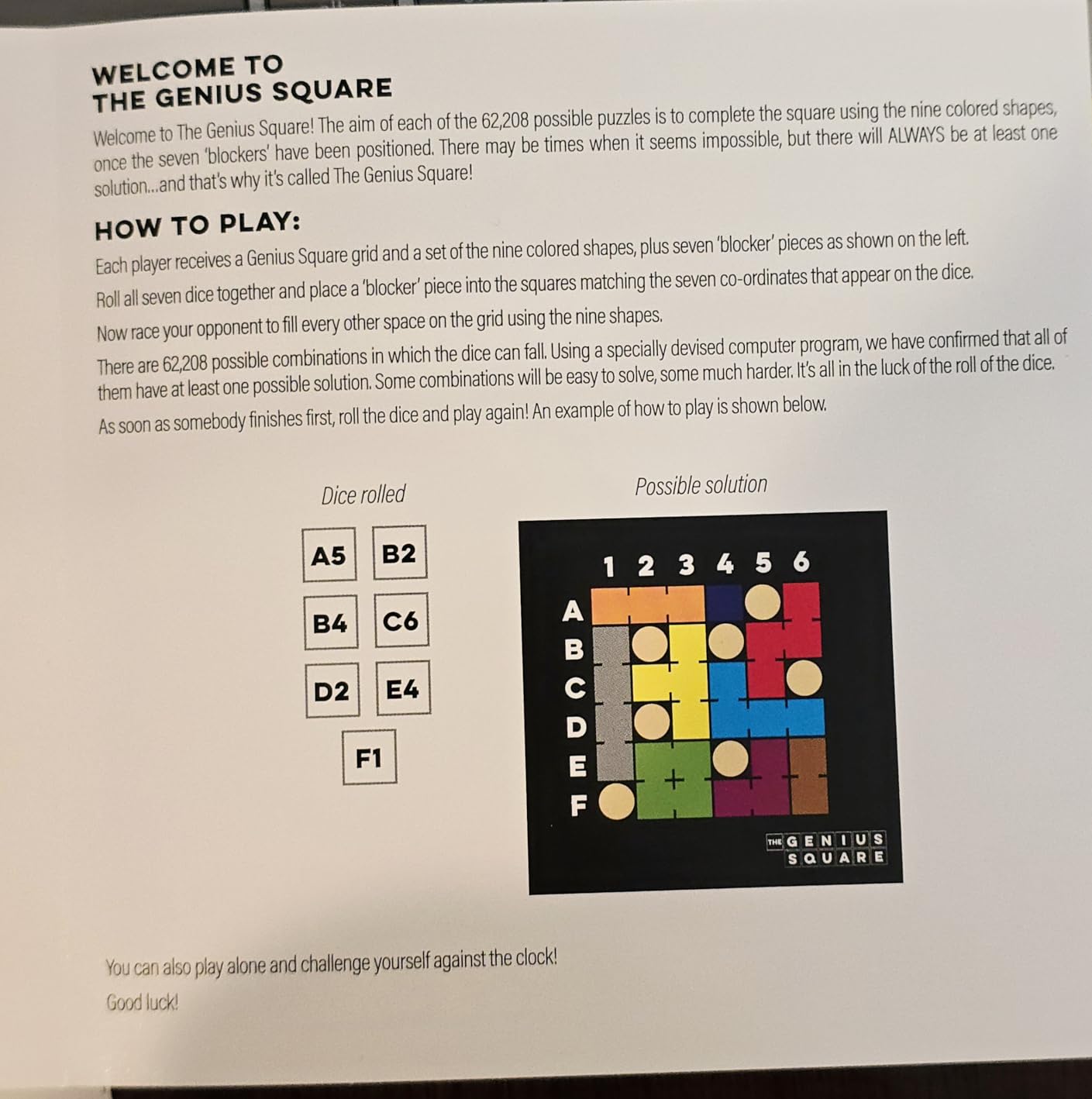 The Genius Square from the Happy Puzzle Company - 60000+ Solutions, STEM Puzzle Game customer photo 2