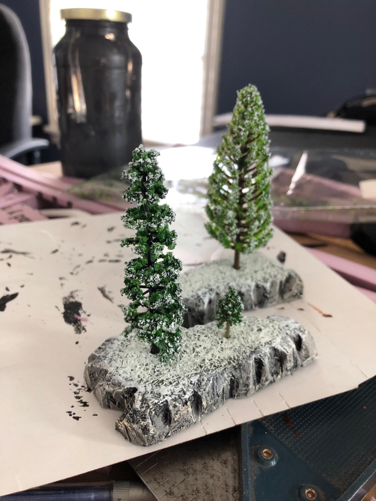 36 Pieces 1.36-6 inch Mixed Model Trees Train Scenery Architecture Tree Fake Trees customer photo 1
