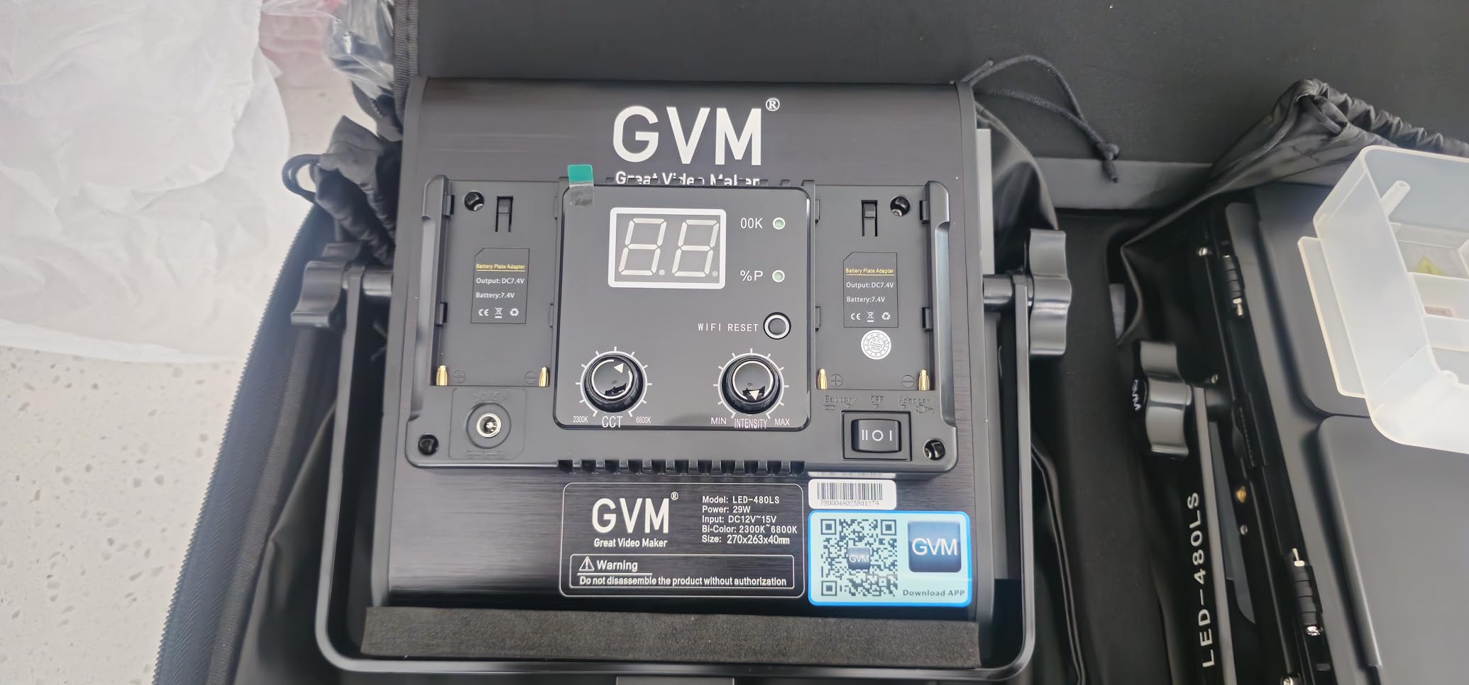 GVM 2 Pack LED Video Lighting Kits with APP Control customer photo 1