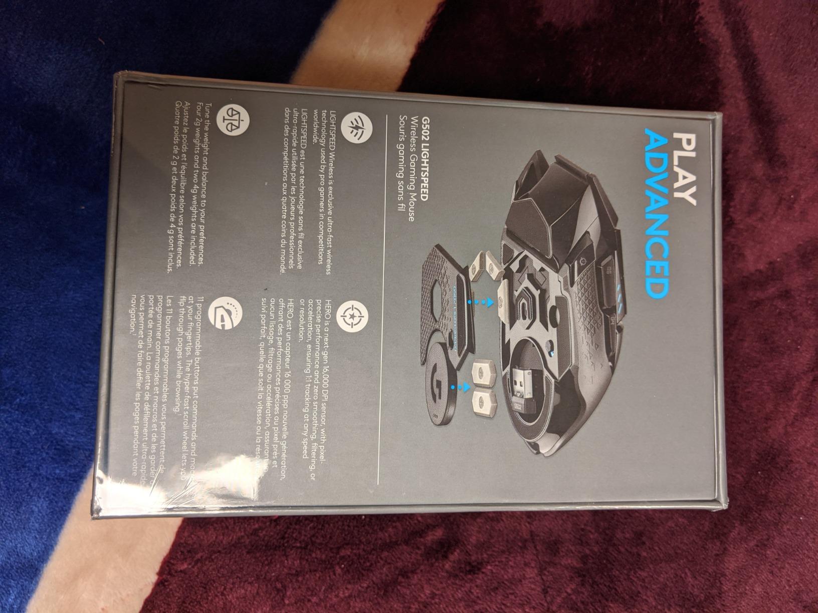 Logitech G502 Lightspeed Wireless Gaming Mouse - Black customer photo 1