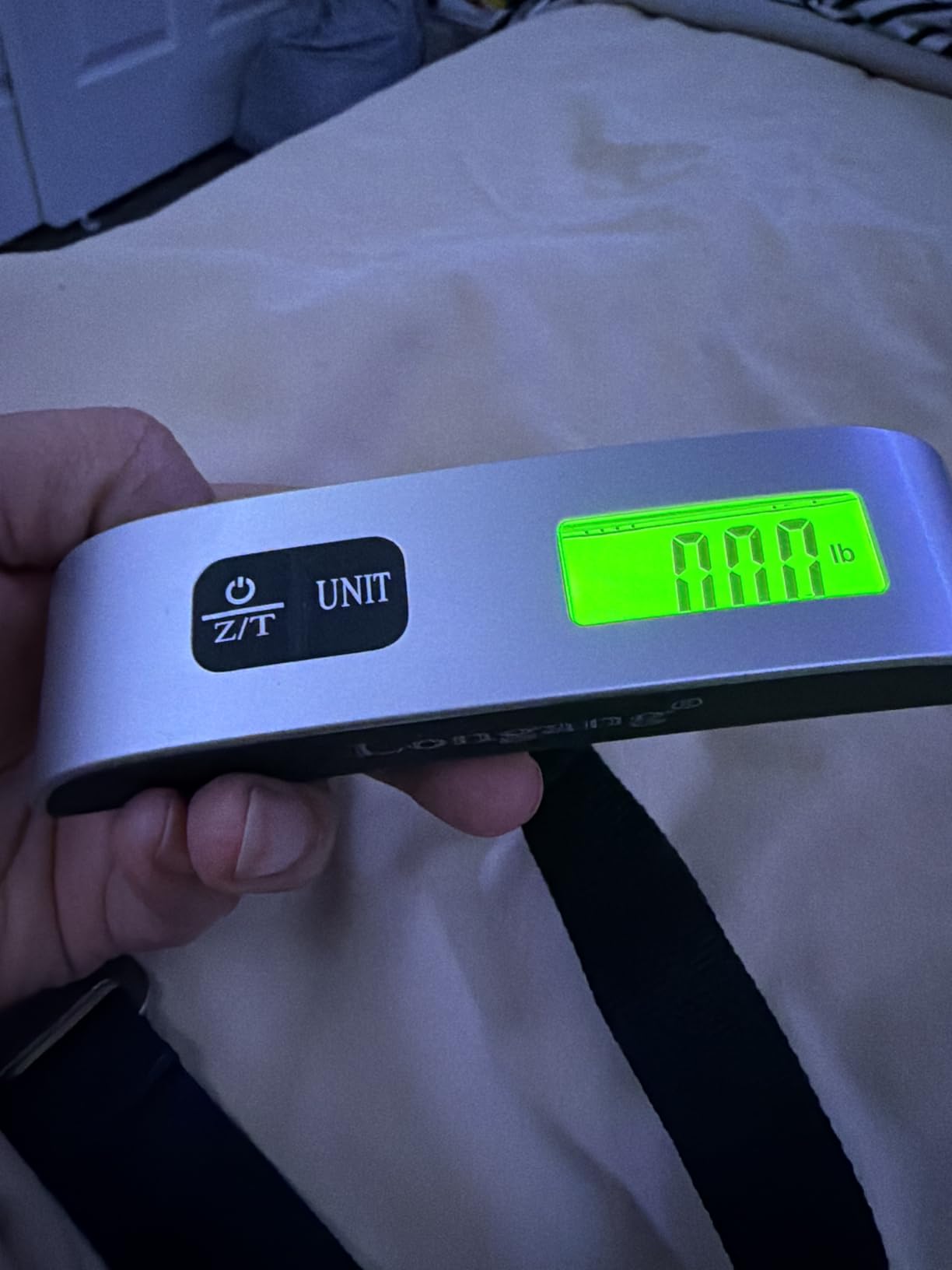Digital Hanging Luggage Scale with Backlit for Travel, Portable Handheld Suitcase Weight Scale with Hook, 110 Pounds customer photo 2