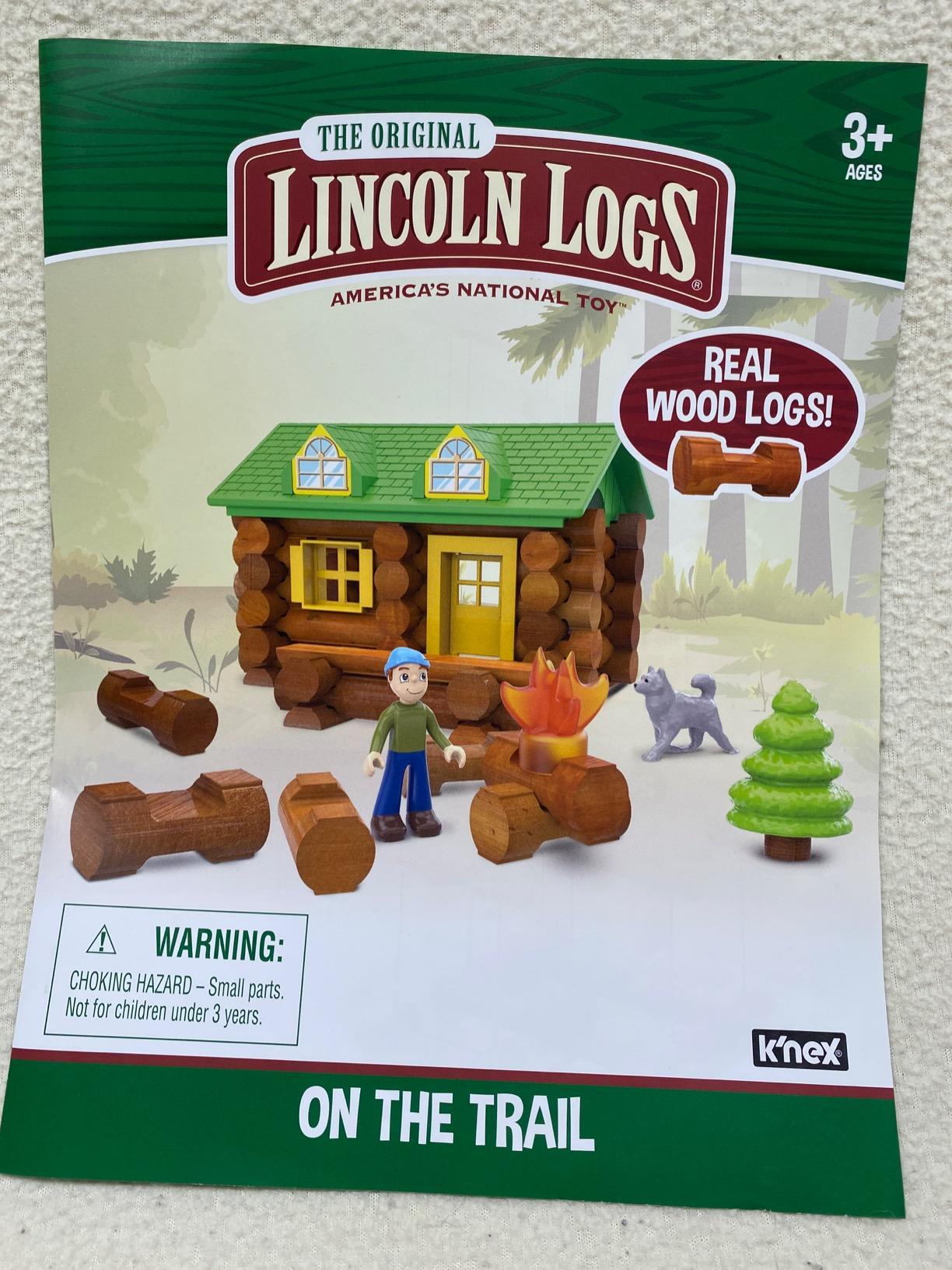 Lincoln Logs - On The Trail Building Set - 59 Pieces - Real Wood Logs - Ages 3+ customer photo 1