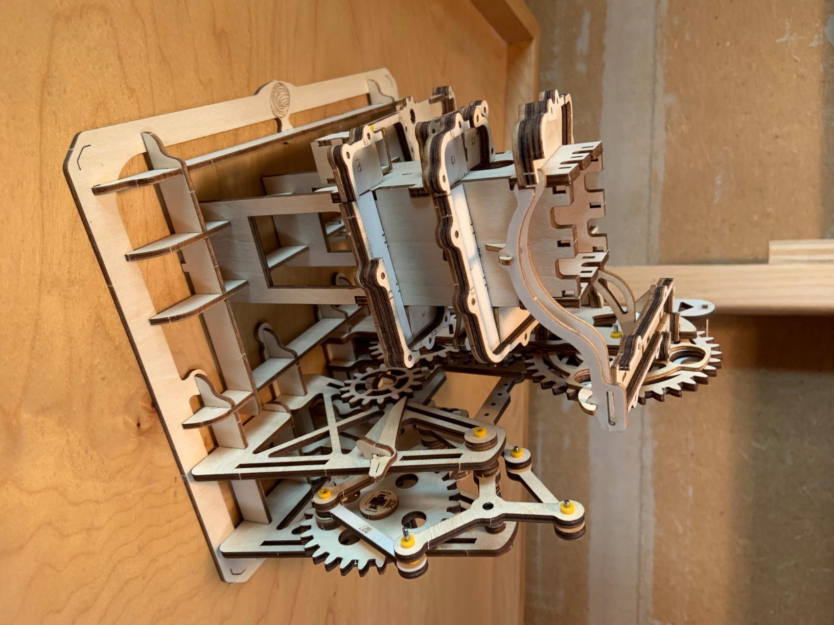 ROKR Marble Run 3D Wooden Puzzles Model Building Kits for Adults - Educational Project Brain Teaser DIY Crafts (Fortress) customer photo 2