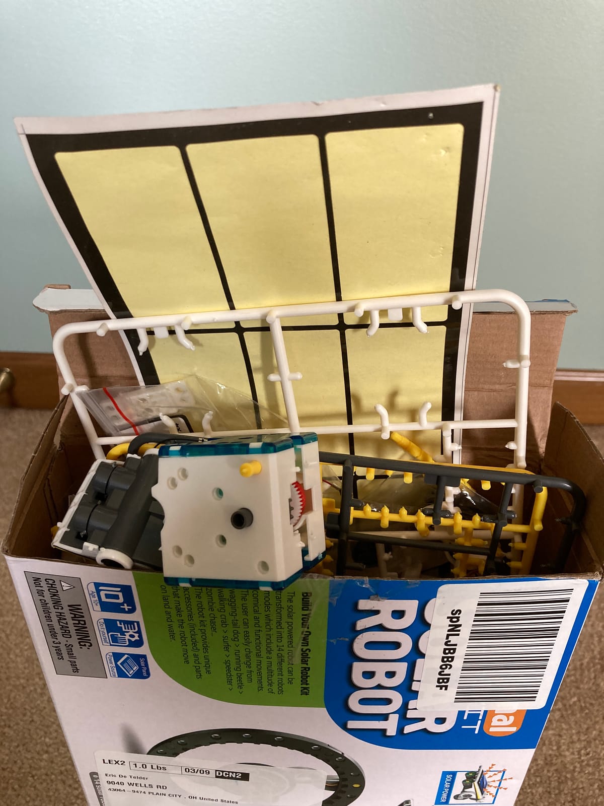 Teach Tech SolarBot.14, Transforming Solar Robot Kit, STEM Learning Toys for Kids 10+ customer photo 2