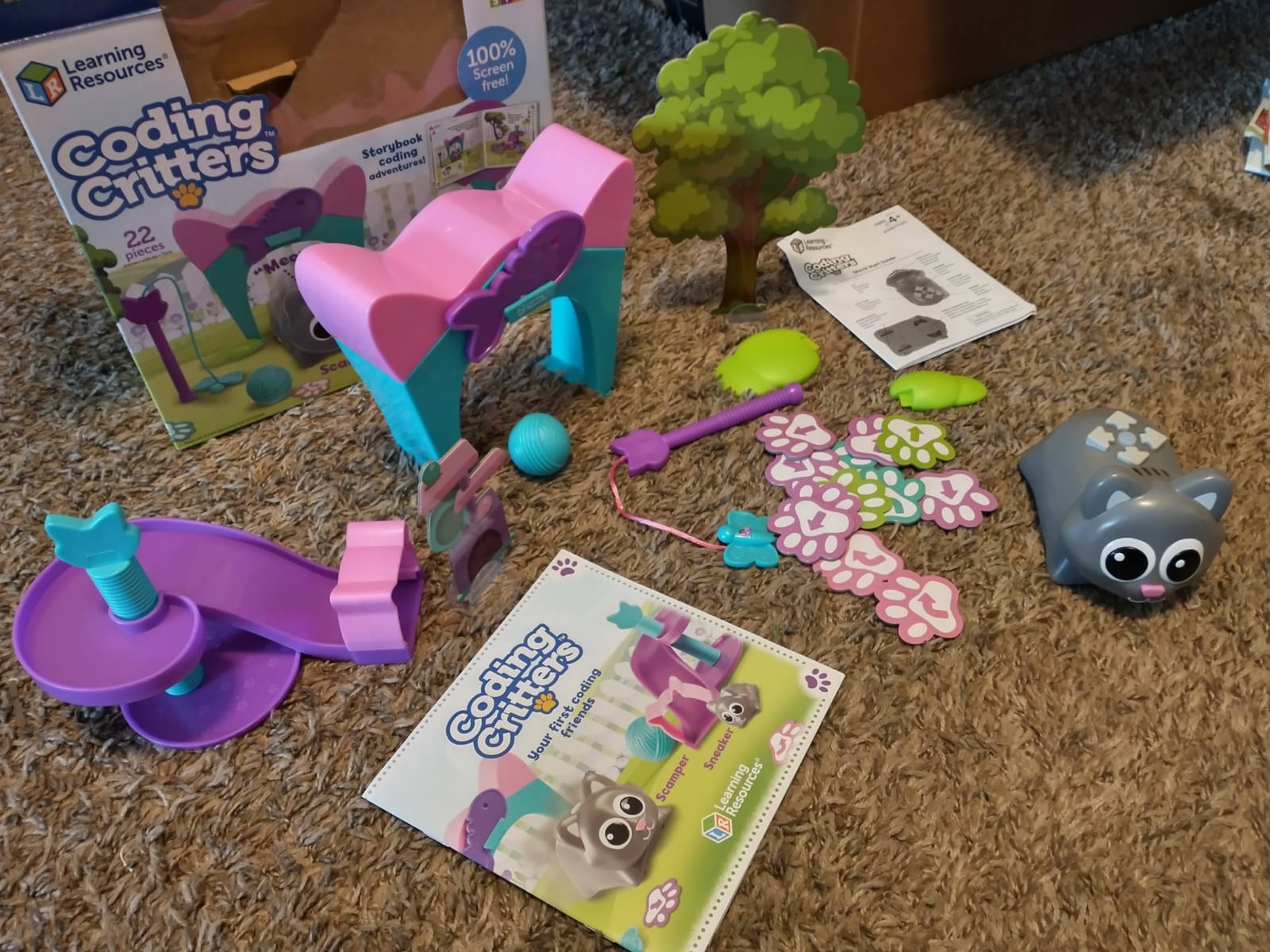 Learning Resources Coding Critters Scamper & Sneaker | Coding for Kids, Electronic Learning & Education Toys for Preschool STEM Ages 4 and Up customer photo 1