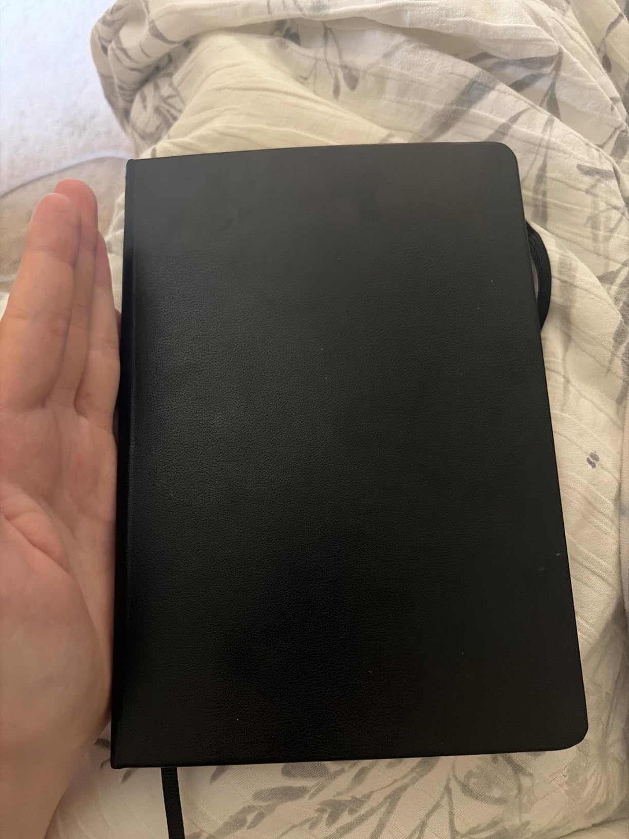 PAPERAGE Blank Journal Notebook, (Black), 160 Pages, Medium 5.6 in x 8 in - 100 GSM Thick Paper - Hardcover Journaling Notebook for Sketching customer photo 1