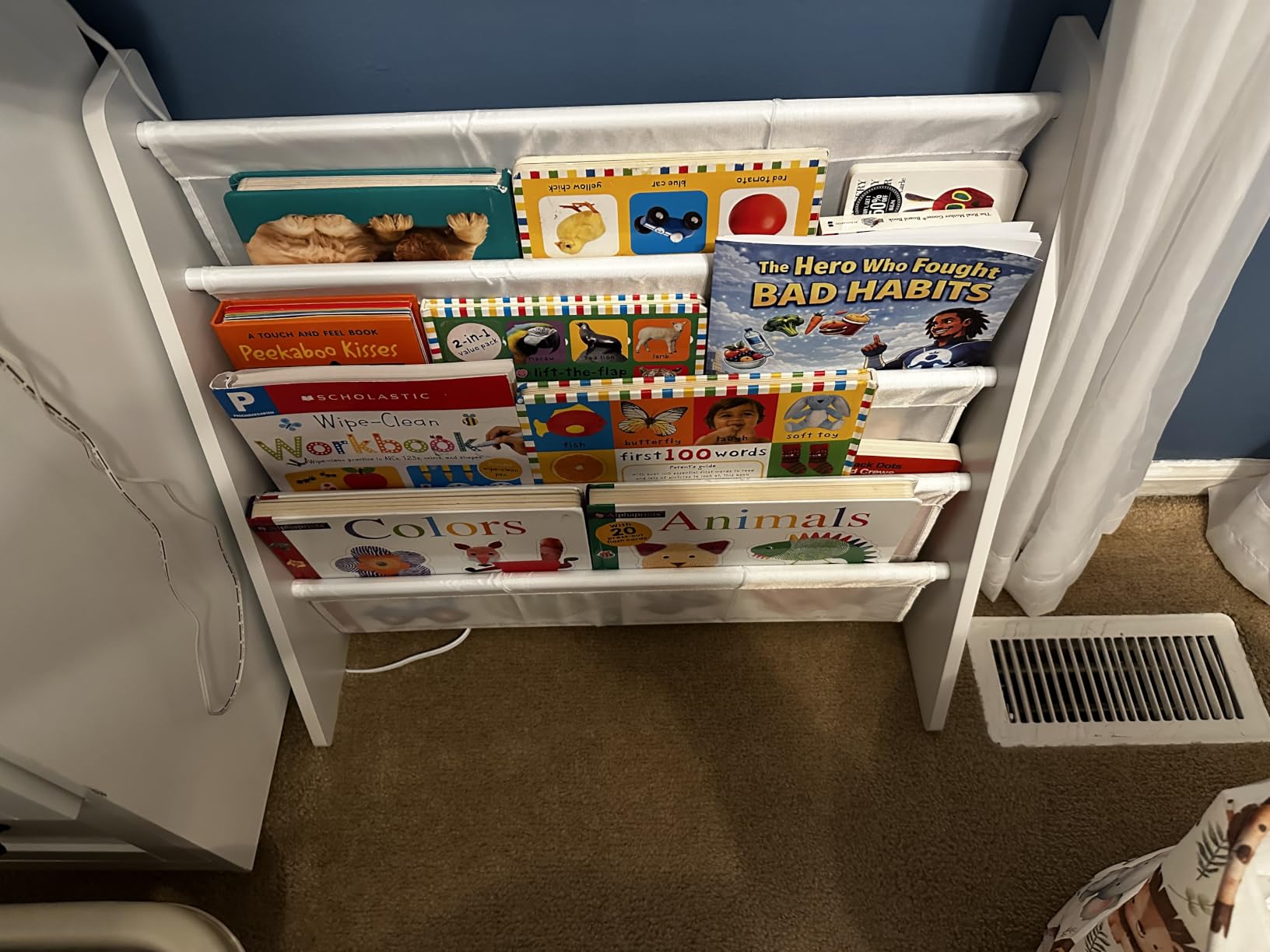 Humble Crew Kids Bookshelf, Montessori Front Facing Toddler Bookcase 4 Tier customer photo 2