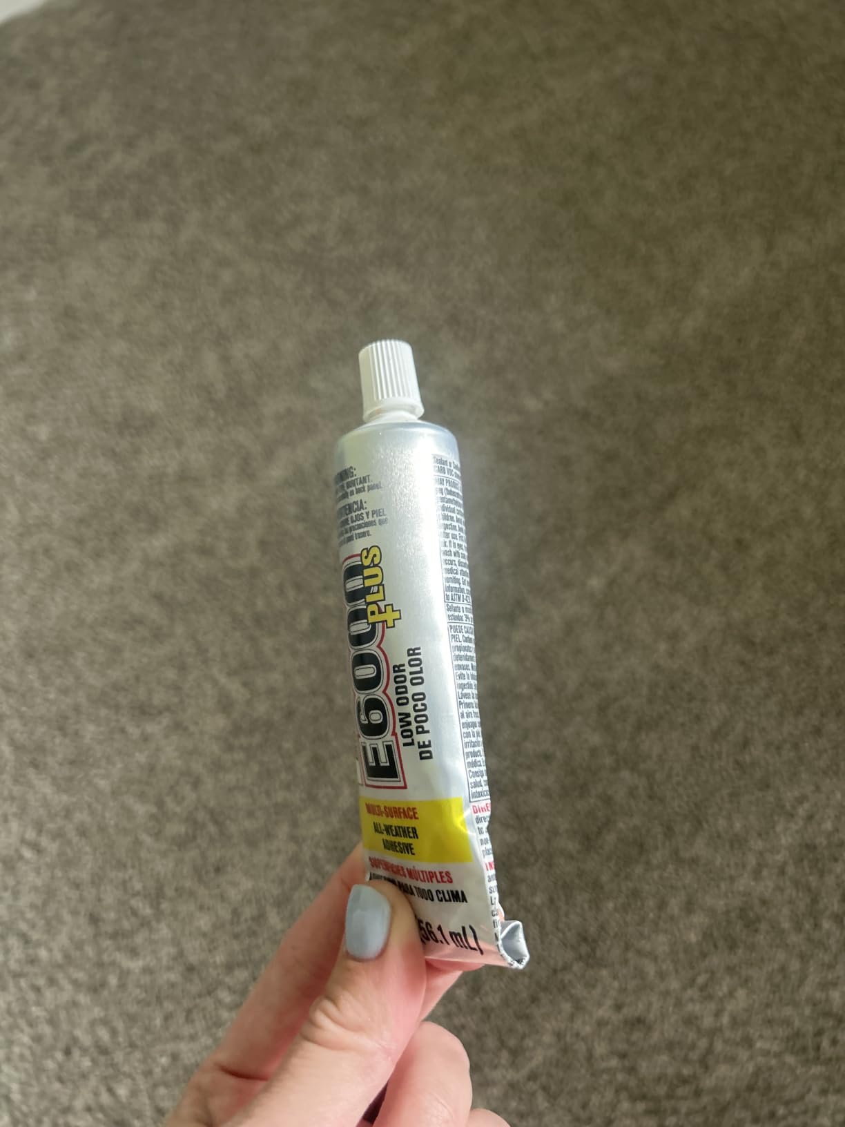 Eclectic Products inc. E6000 Plus Multi-purpose Clear Glue, Waterproof and Paintable, Strong Flexible Craft Adhesive for Wood, Glass, Fabric, Ceramic, Metal and More, 56.1ml | Waterproof and Paintable, Strong Flexible Craft Adhesive for Wood, Metal and More customer photo 1