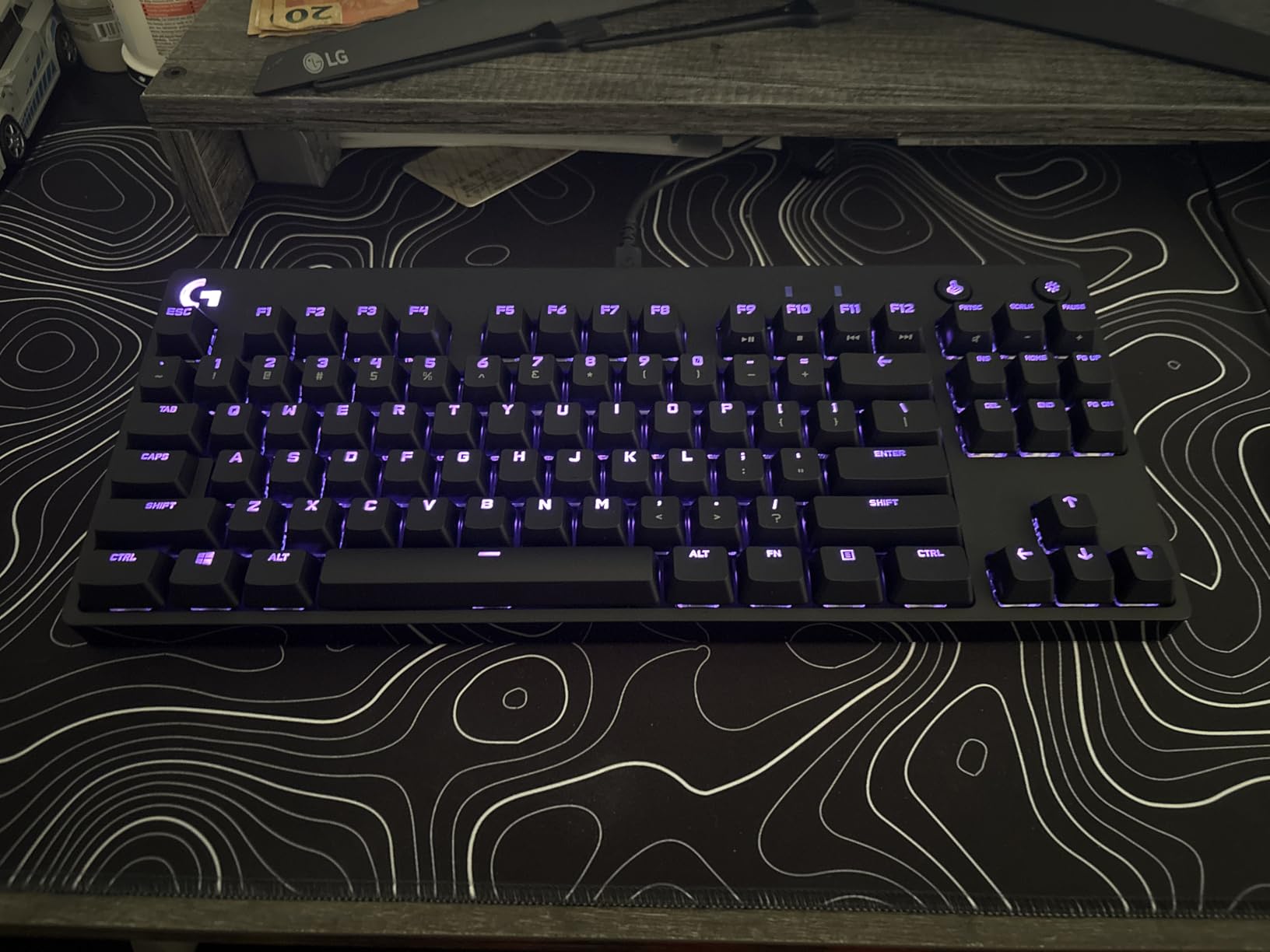 Logitech G PRO Mechanical TKL Tenkeyless Gaming Keyboard (Clicky) - Black customer photo 1