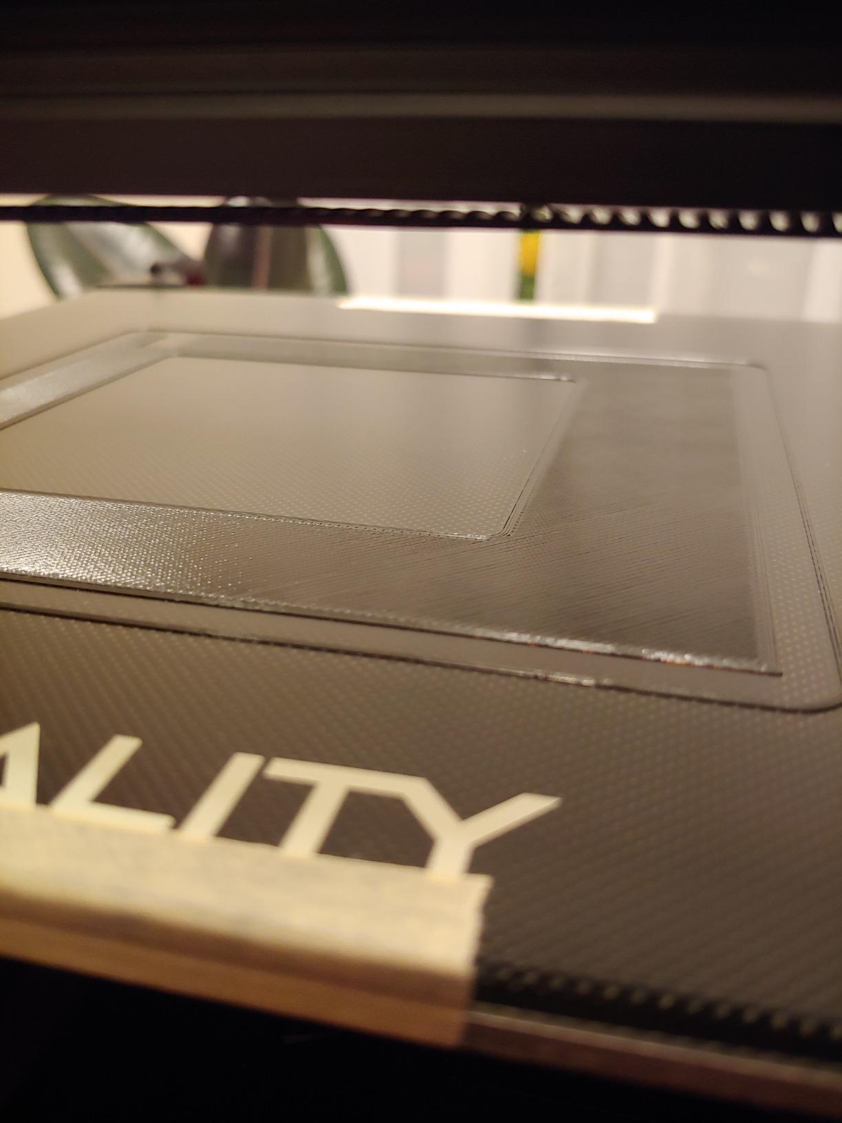 Creality Ender 3 Glass Bed Upgraded Build Surface Plate, 235x235x4mm | Upgraded glass bed, no edge curling, no logo imprints, improved flatness, easy model removal, compatible with Ender 3 series customer photo 1