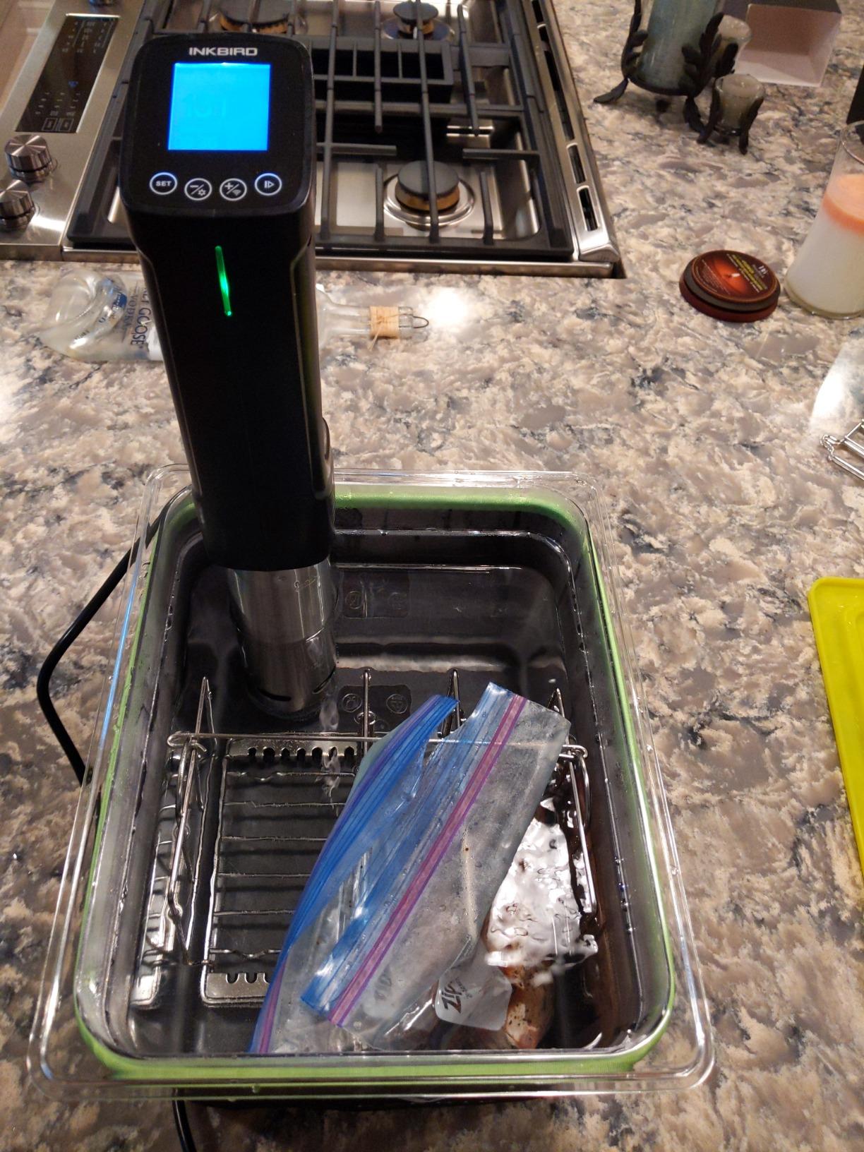NKBIRD WIFI Sous Vide Cooker ISV-100W, 1000 Watts Fast-Heating W/Free APP,Sous Vide Machine Immersion Circulator w/ 14 Free Preset Recipes, Thermal Immersion w/Smart Timer, Calibration Function customer photo 2