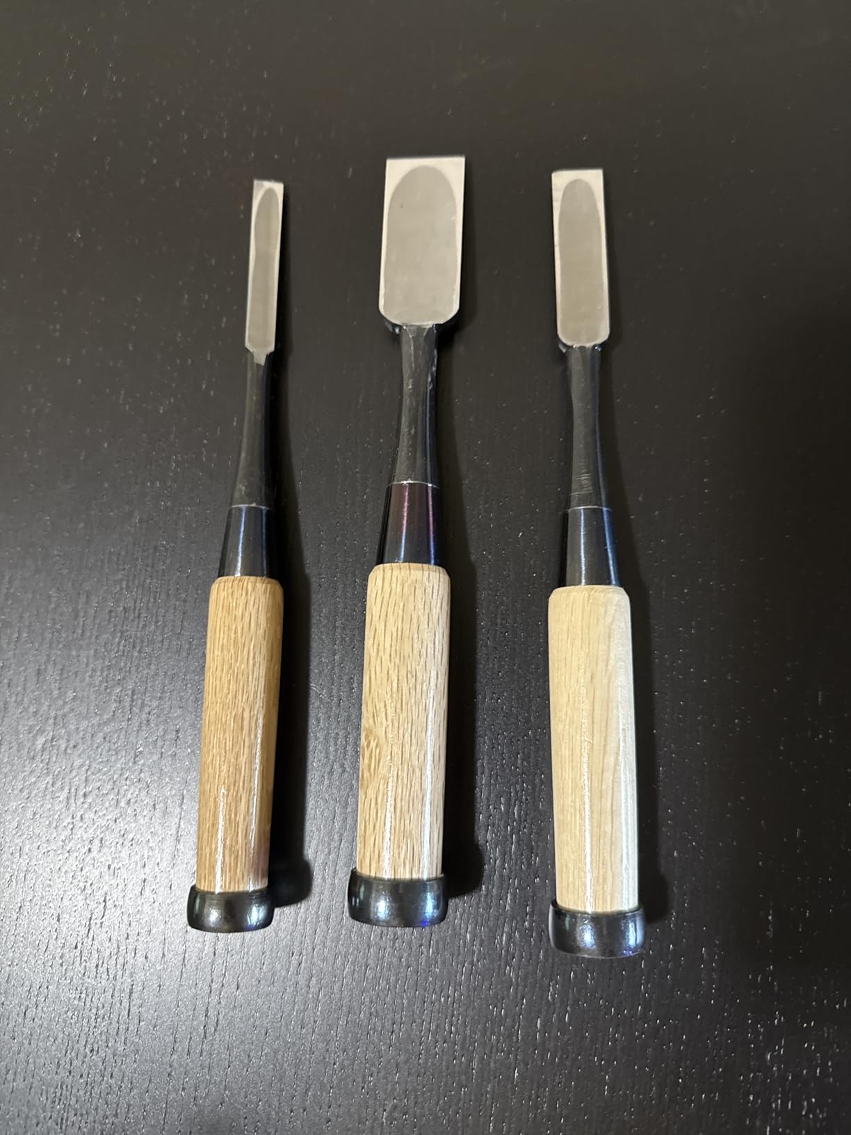 KAKURI Japanese Wood Chisel Set 3-Piece, Woodworking Bench Chisel Set | Oire Nomi for Mortise & Tenon Joinery, Fine Detail Work customer photo 1