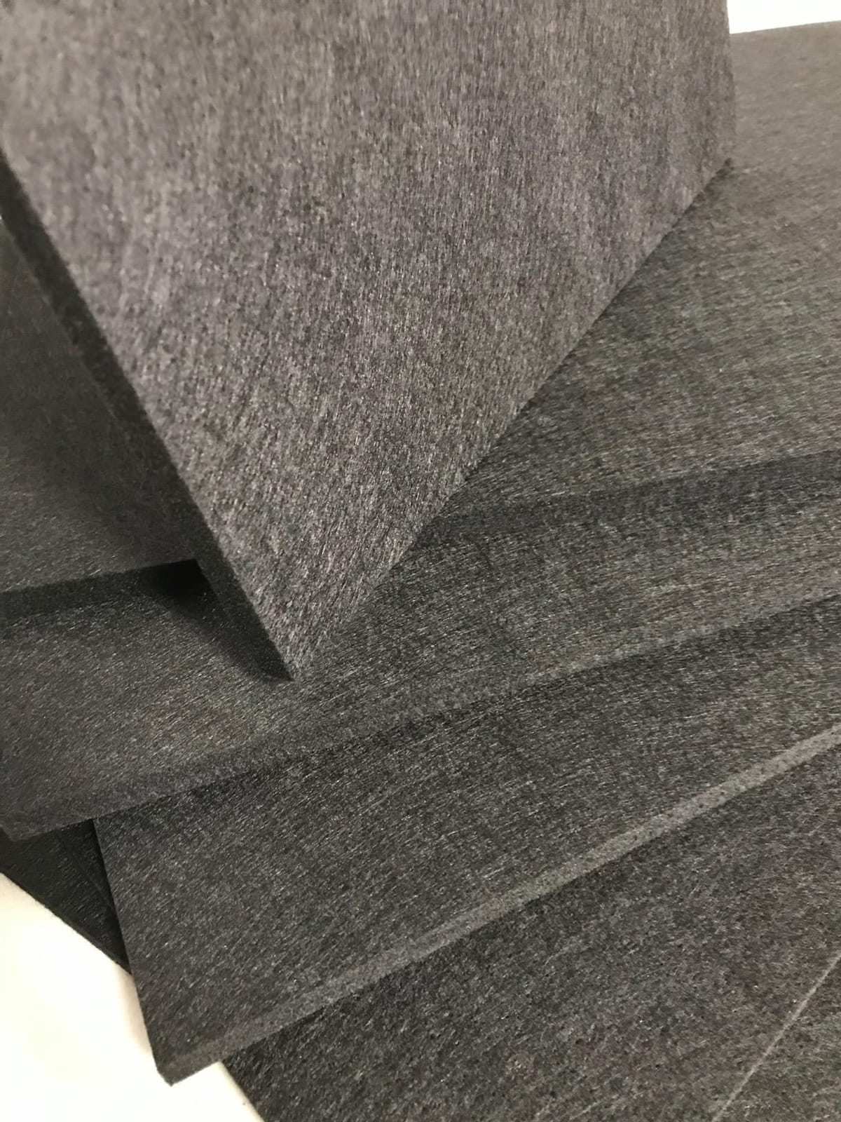 TroyStudio Thickened Acoustic Panels, 16 x 12 x 0.5 Inches Pack of 6 Felt Wall Decor Tiles Sound Absorbing Board, Noise Reverb Echo Dampening Soundproof Padding for Door Music Recording Home Studio customer photo 1