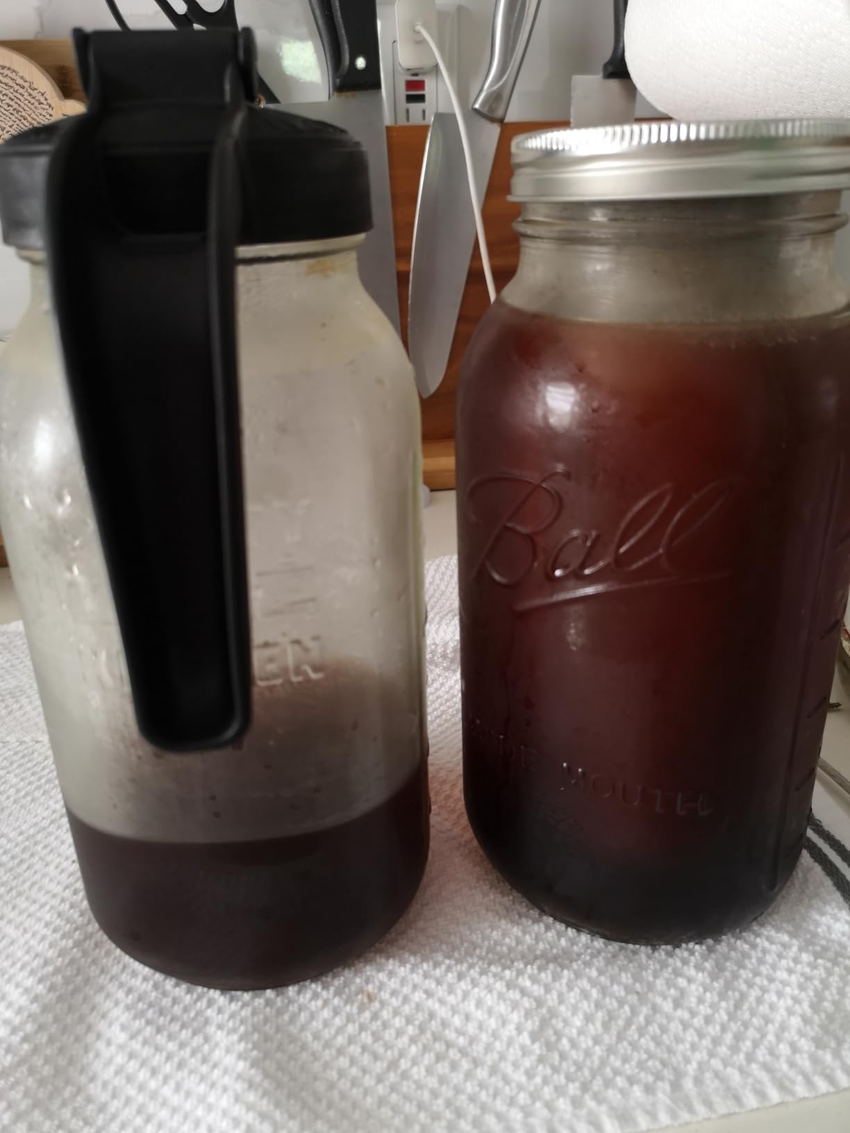 County Line Kitchen 64oz Cold Brew Coffee Maker with Leak Proof Lid - Gray customer photo 1