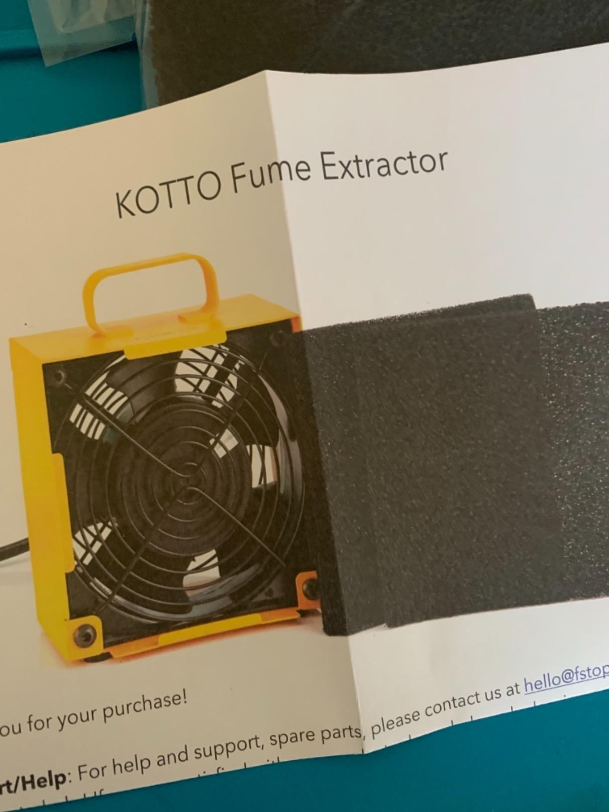 KOTTO Solder Smoke Absorber Remover Fume Extractor Soldering Filter | Smoke Prevention Absorber DIY Working Fan for Soldering Station(Yellow) customer photo 2