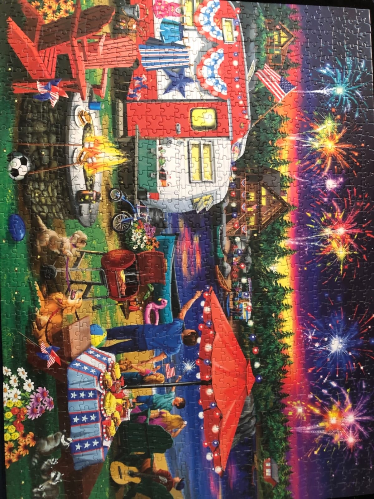 Becko US 1000 Piece Puzzle Board, Portable Case with Trays & Attached Cover | Puzzle Tray Board for Adults With Handles, Easy Transport / Storage, Non-slip Surface customer photo 1