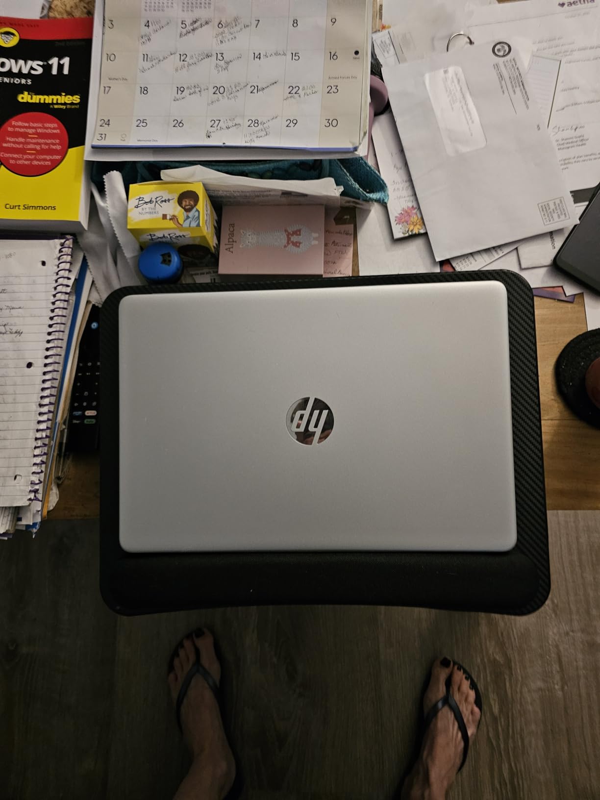 HUANUO Laptop Lap Desk with Cushion, Fit up to 15.6