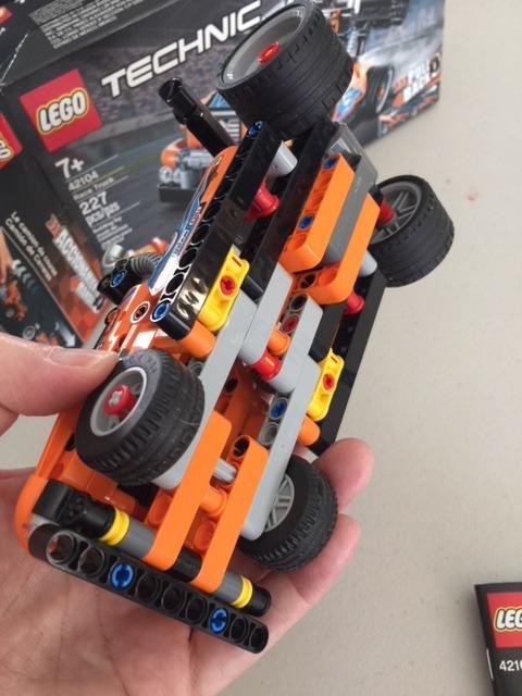 LEGO Technic Race Truck 42104 Pull-Back Model Truck Building Kit (227 Pieces) customer photo 1