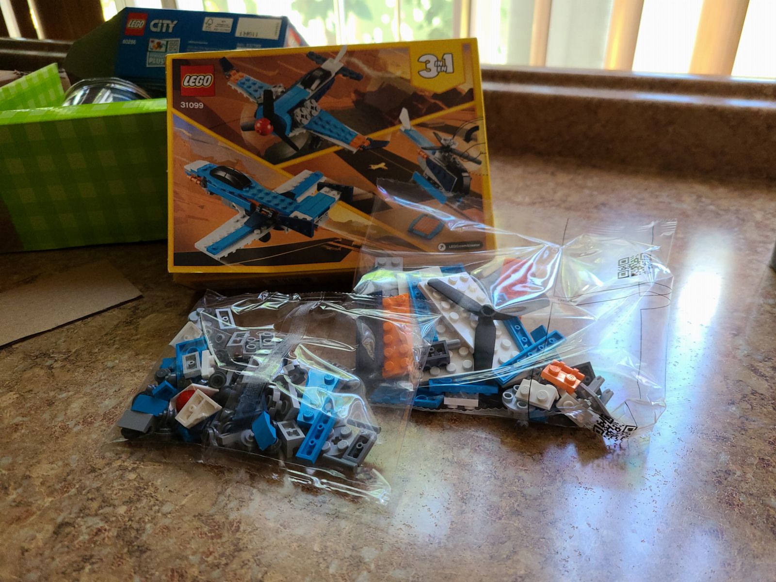 Creator 3in1 Propeller Plane 31099 Flying Toy Building Kit (128 Pieces) customer photo 1