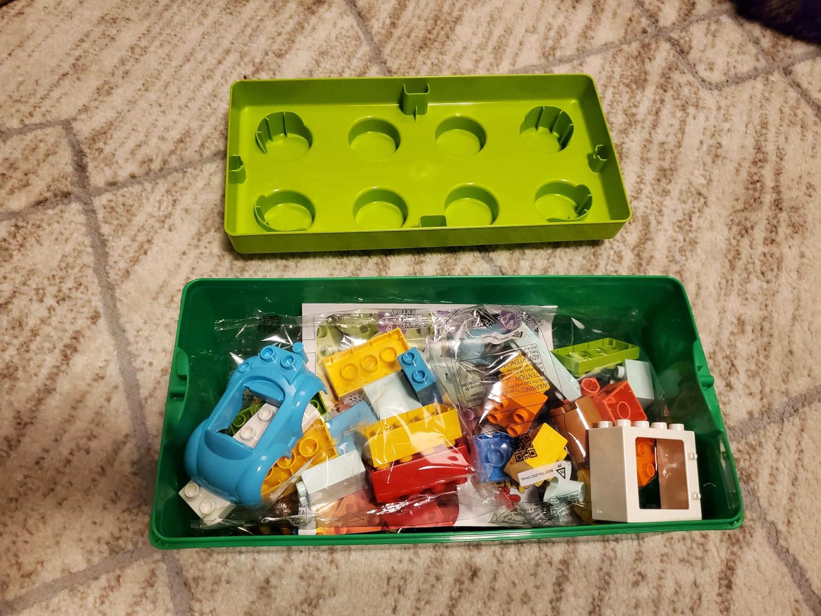LEGO DUPLO Classic Brick Box Building Blocks - Learning & Educational Toys for Toddlers, Preschool, Ages 1.5+ Years - Develop Fine Motor Skills - Gift for Birthdays - 10913 customer photo 1