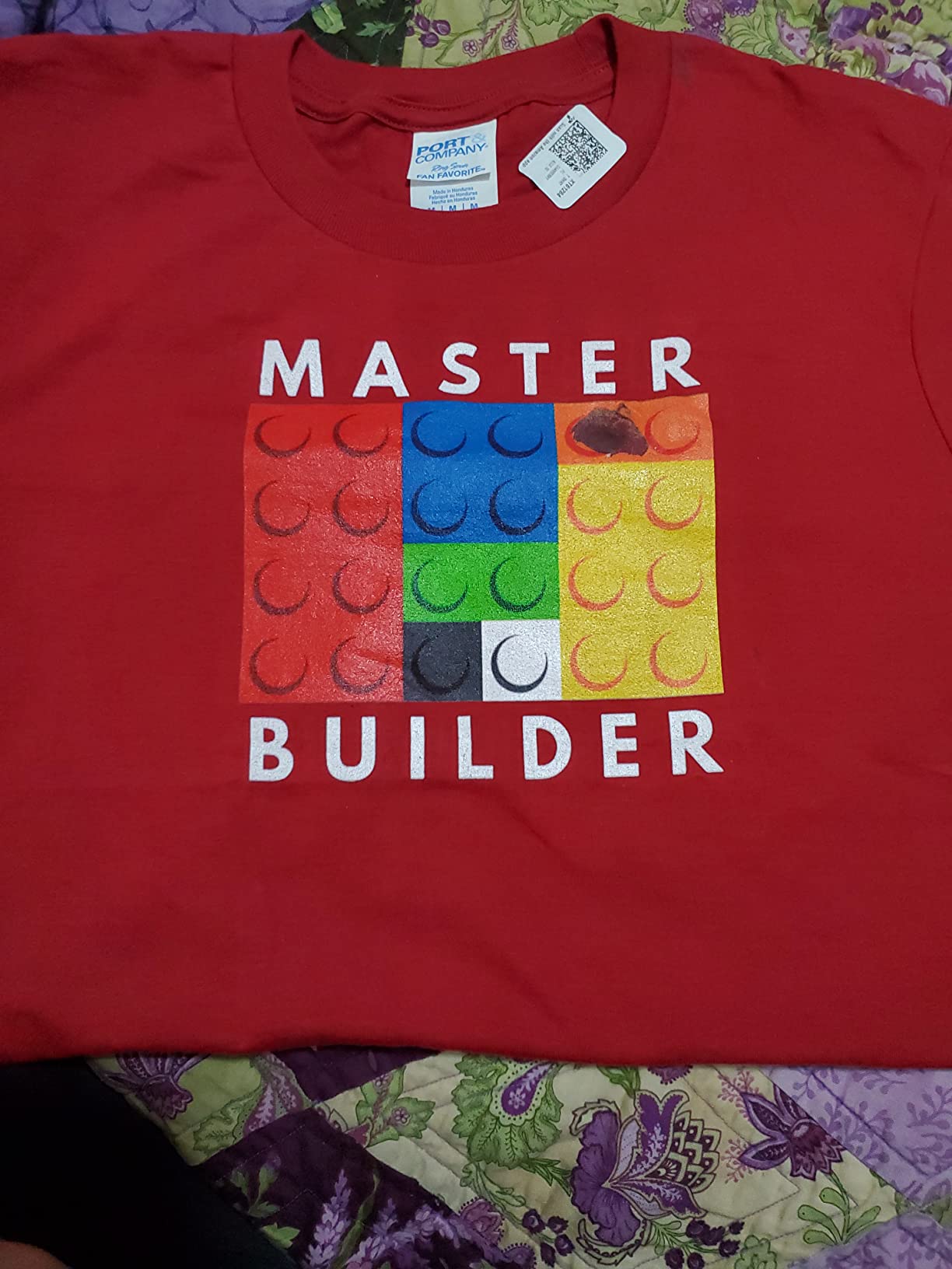Master Builder Building Blocks Brick Builders Toys Present T-Shirt customer photo 1