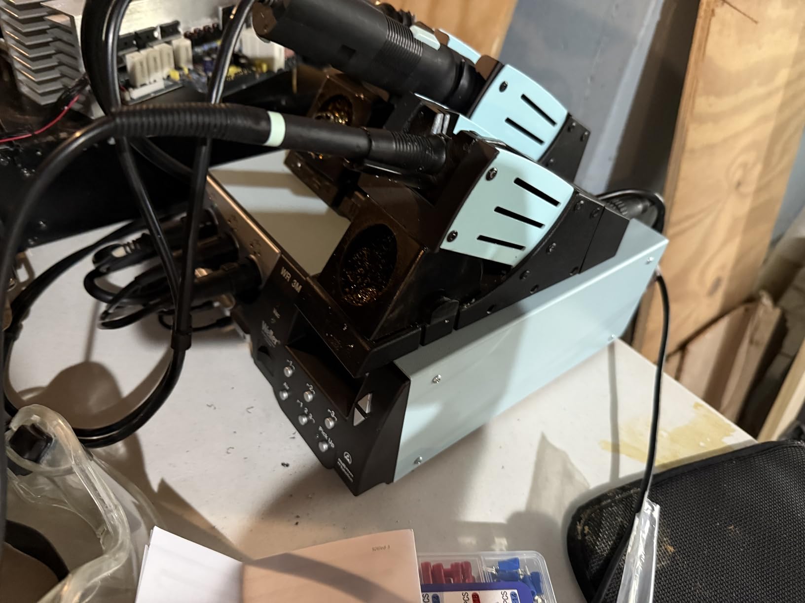 YIHUA 926 III 60W Digital Display Soldering Iron Station Kit w 2 Helping Hands, 6 Extra Iron Tips, Lead-Free Solder, Solder Sucker, S/S Tweezers, °C/ºF Conversion, Auto Sleep & Calibration Support customer photo 1