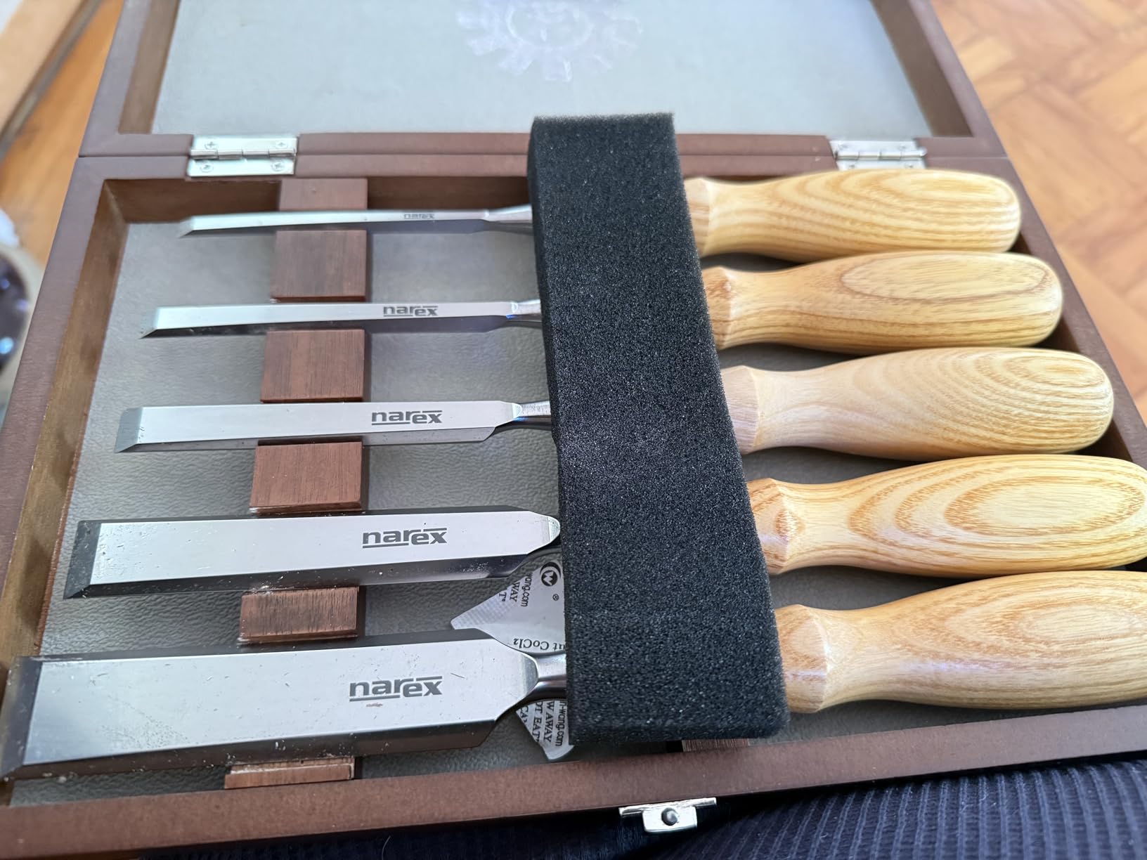 Narex Richter Bevel Edge Chisel Set of 5 customer photo 2