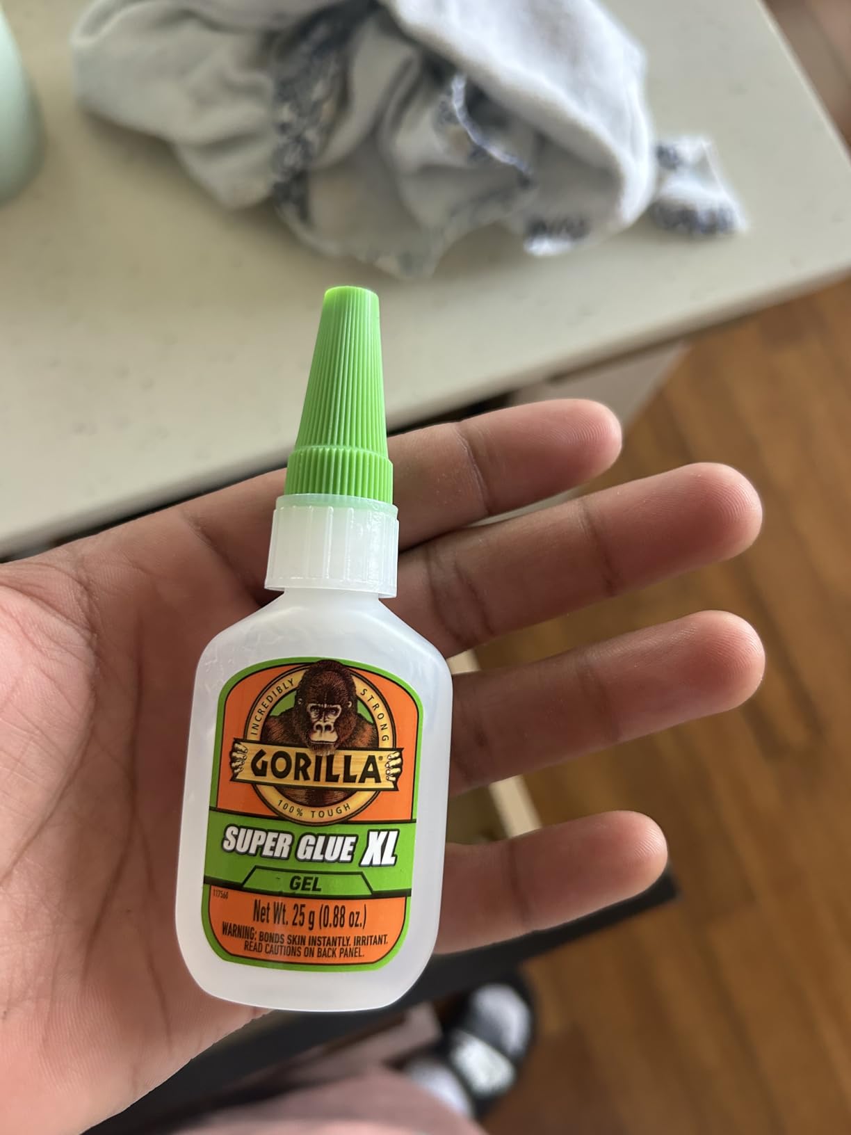 Gorilla Super Glue Gel XL, Clear 25g, 1-Pack, Fast Setting, No Drip | Control for Precise All Purpose Repairs, Anti Clog Cap, Bonds Wood Metal Plastic Glass Ceramic, Impact Tough Formula customer photo 2