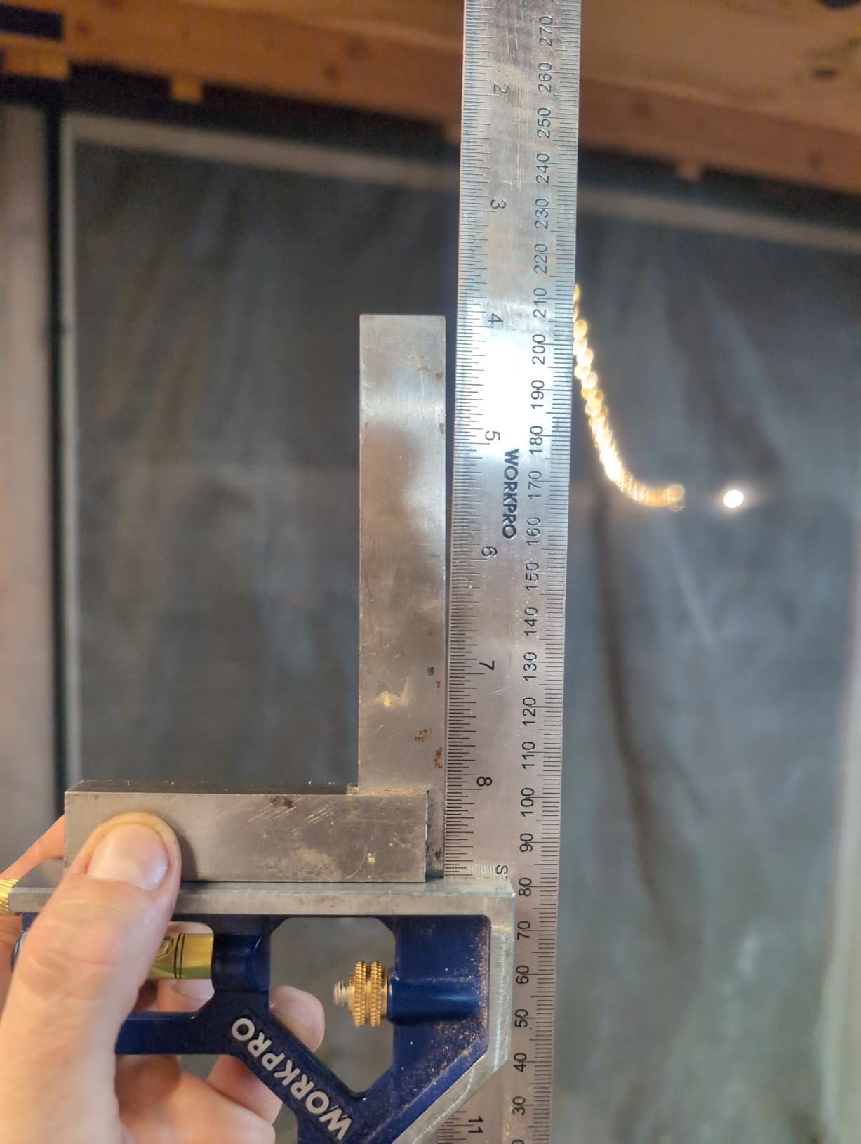 WORKPRO Aluminum Alloy Carpenter Square and Zinc-Alloy Square Ruler Set customer photo 1