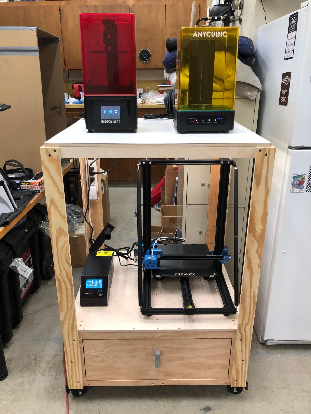 ANYCUBIC Wash and Cure 3, Upgraded Volume 2 in 1 Wash and Cure Station, with Gooseneck Lights, for Mars Anycubic Photon Mono 4 2 Resin 3D Printer, Washing Size of 165 x 100 x180 mm customer photo 1