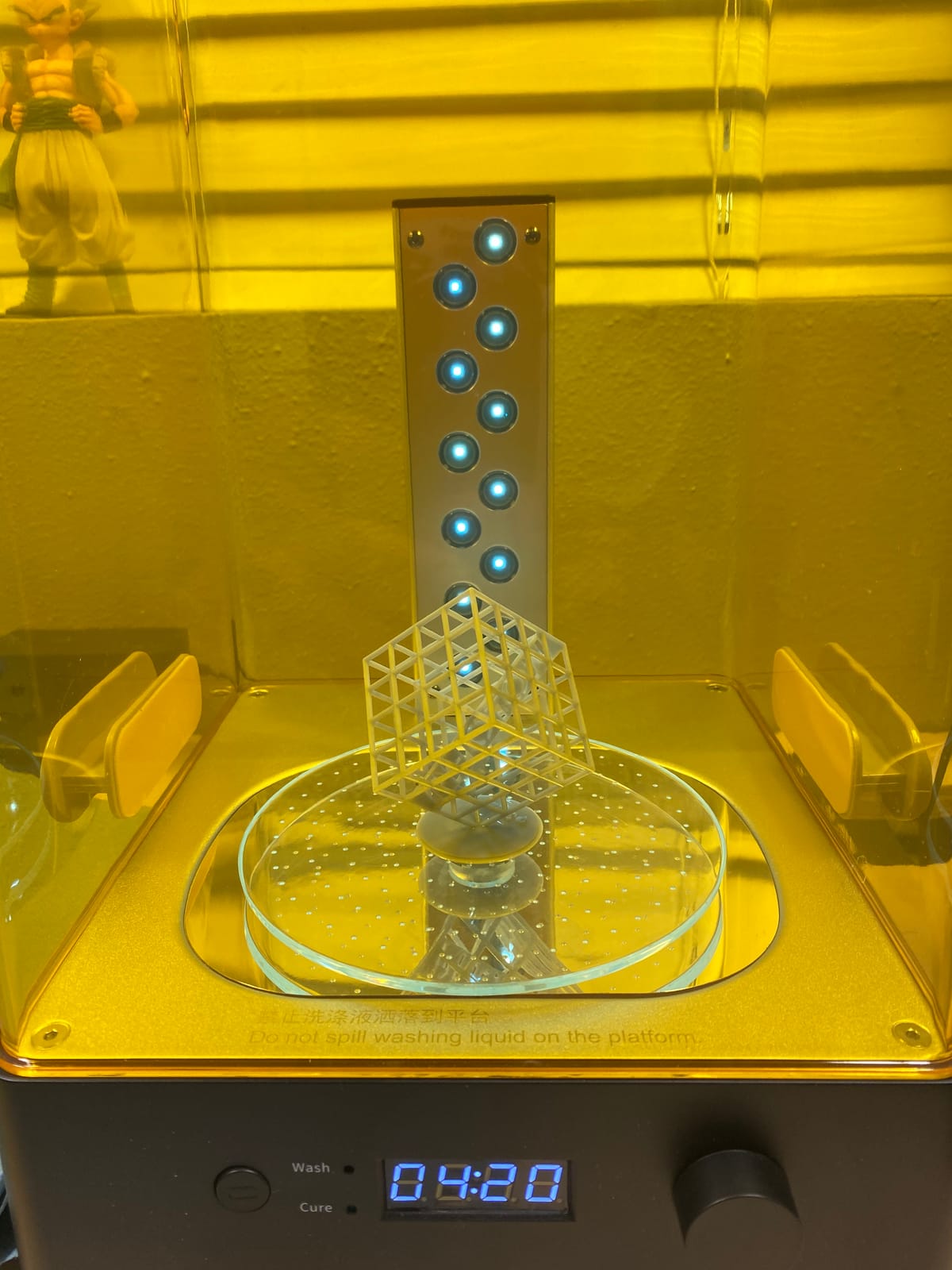 ANYCUBIC Wash and Cure 3, Upgraded Volume 2 in 1 Wash and Cure Station, with Gooseneck Lights, for Mars Anycubic Photon Mono 4 2 Resin 3D Printer, Washing Size of 165 x 100 x180 mm customer photo 2
