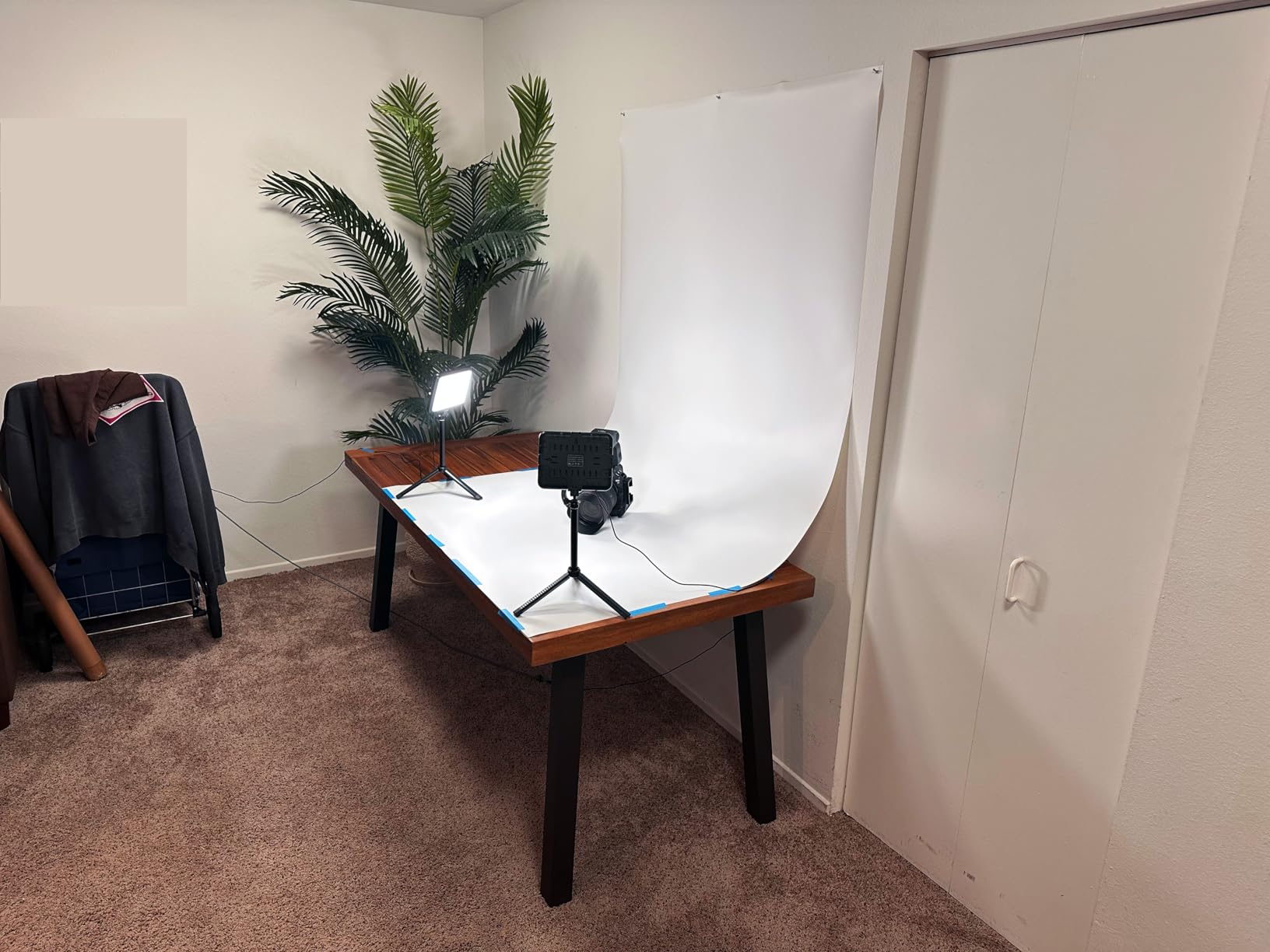 Meking 47.25X78.74 Inch PVC Backdrop Matte&Smooth PVC Background White | Background Backdrop Paper for Product Video Photography Photo Studio customer photo 2