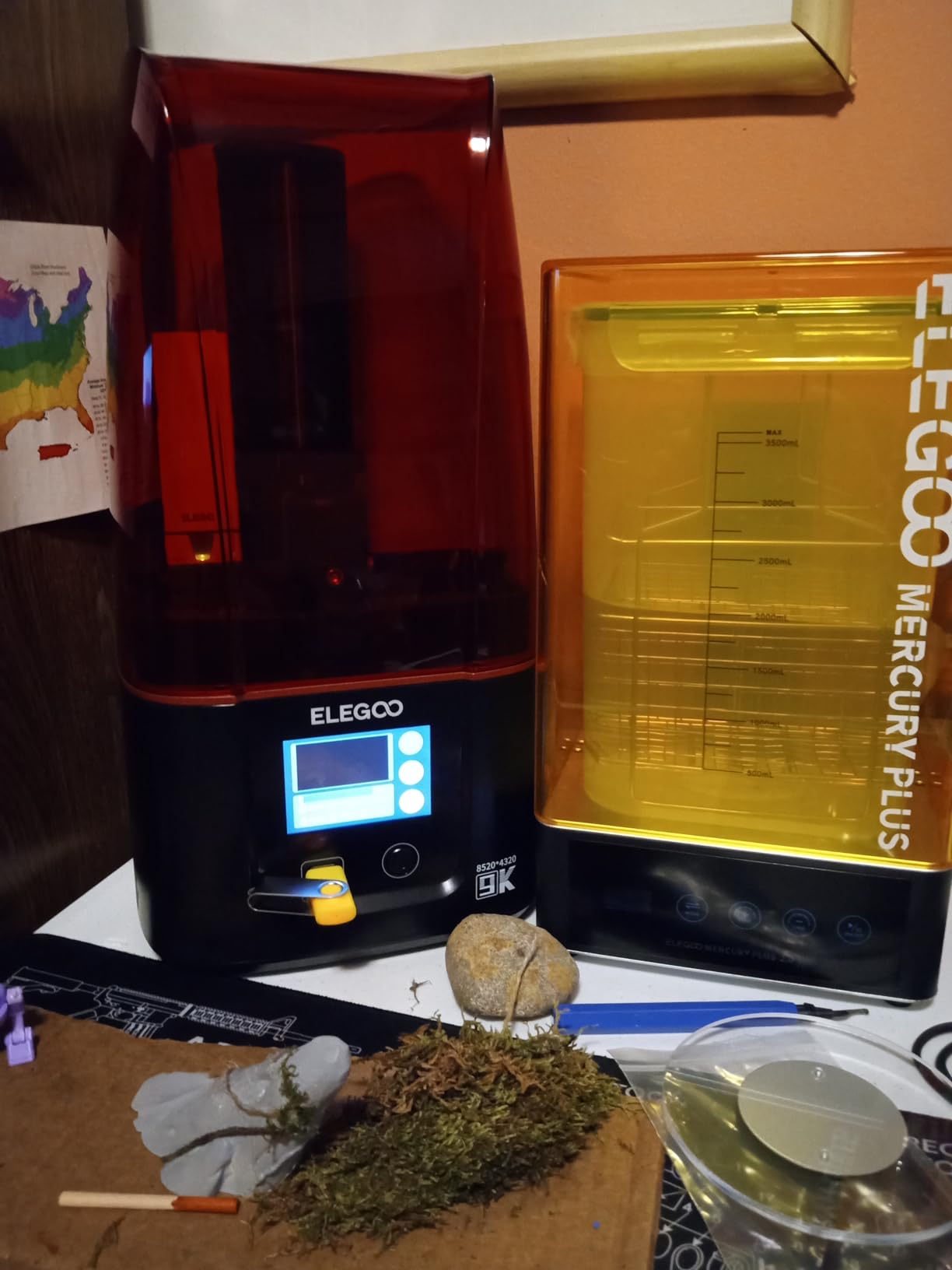 ELEGOO Mercury Plus 2.0 Wash and Cure Station V2 for Mars Photon S Photon Mono LCD SLA DLP 3D Printer Models customer photo 2