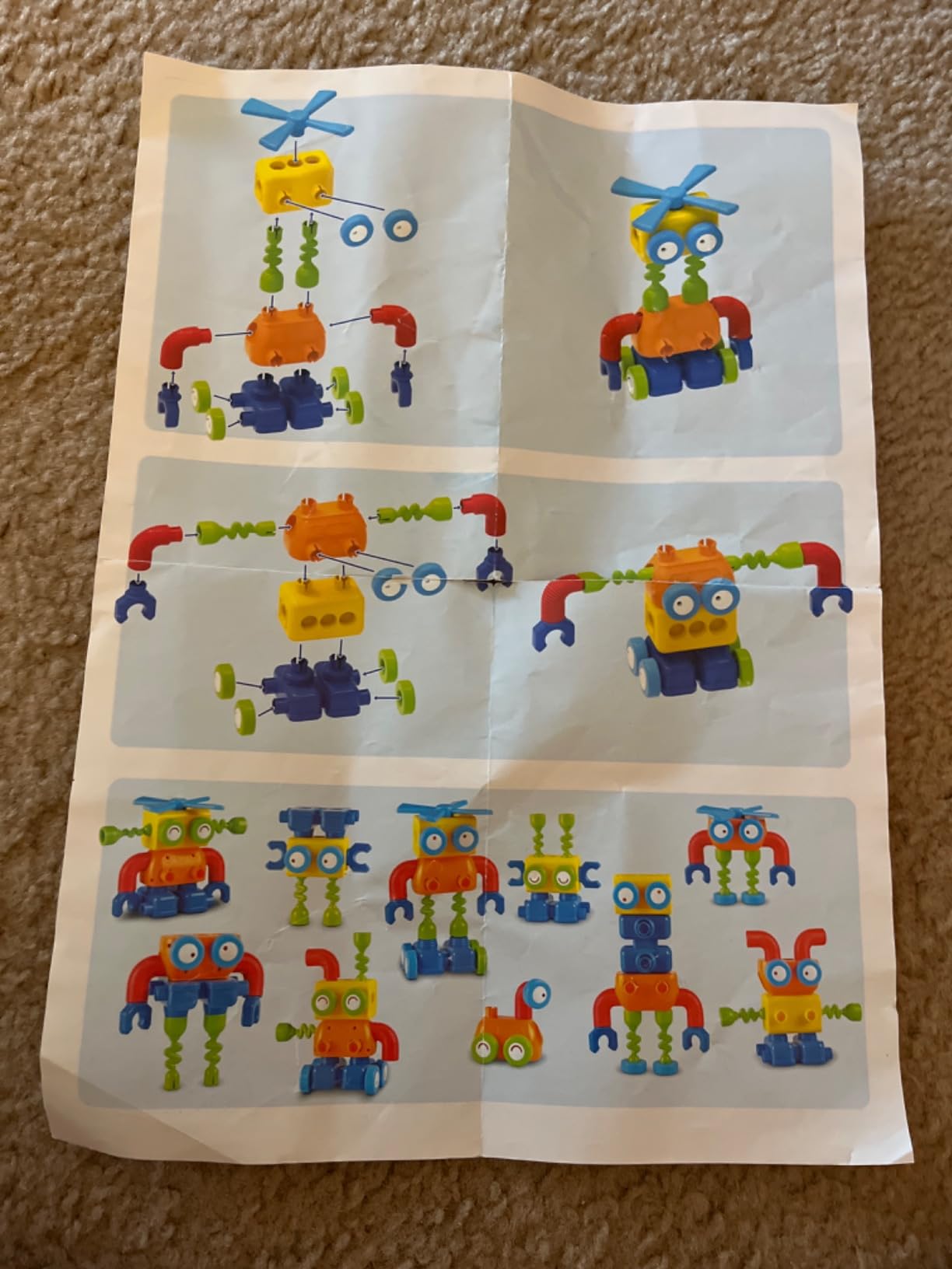 Learning Resources 1-2-3 Build It Robot Factory | Building Robots for Kids, Robot STEM Toys, Kids Engineering Toys, Toddler STEM Activity, Robots Building Kit customer photo 2