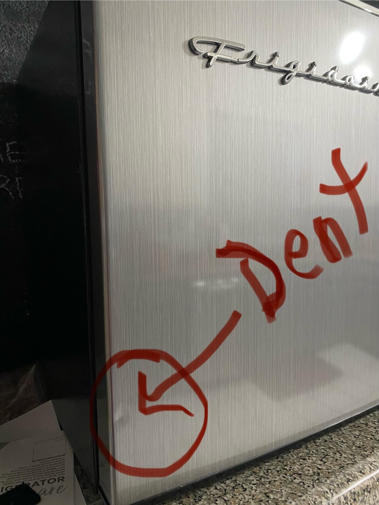 Frigidaire EFR182 1.6 cu ft Stainless Steel Mini Fridge. Perfect for Home or The Office. Platinum Series, 1.8 customer photo 2